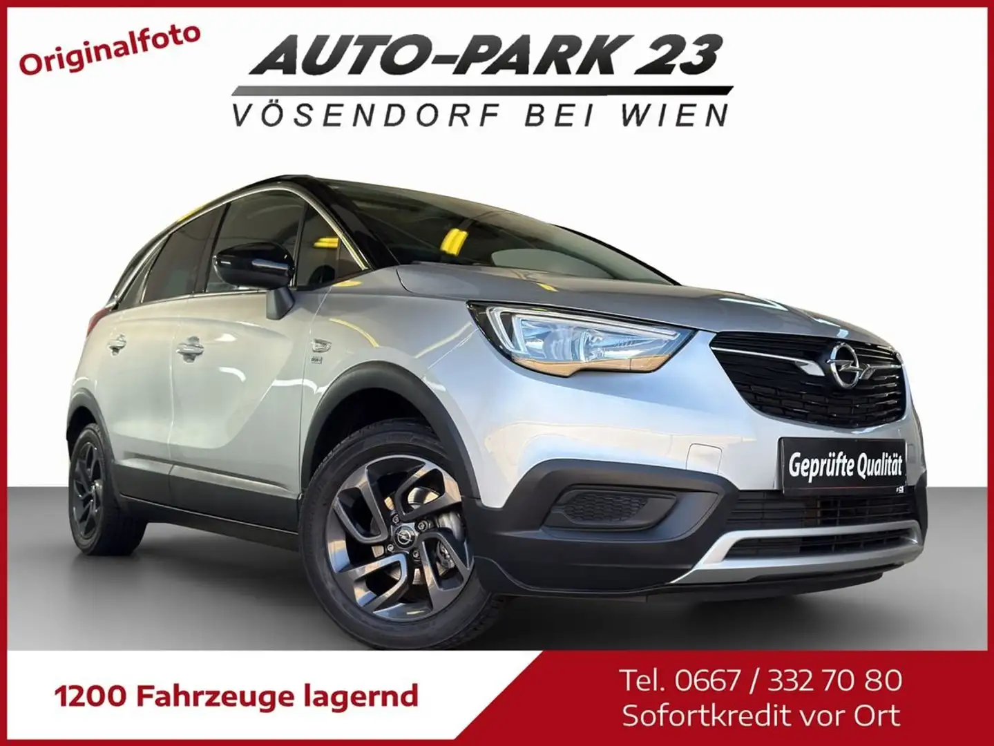Opel Crossland X Crossland X 120 Jahre Edition*NUR 49.000KM*MOD2020 Silber - 1