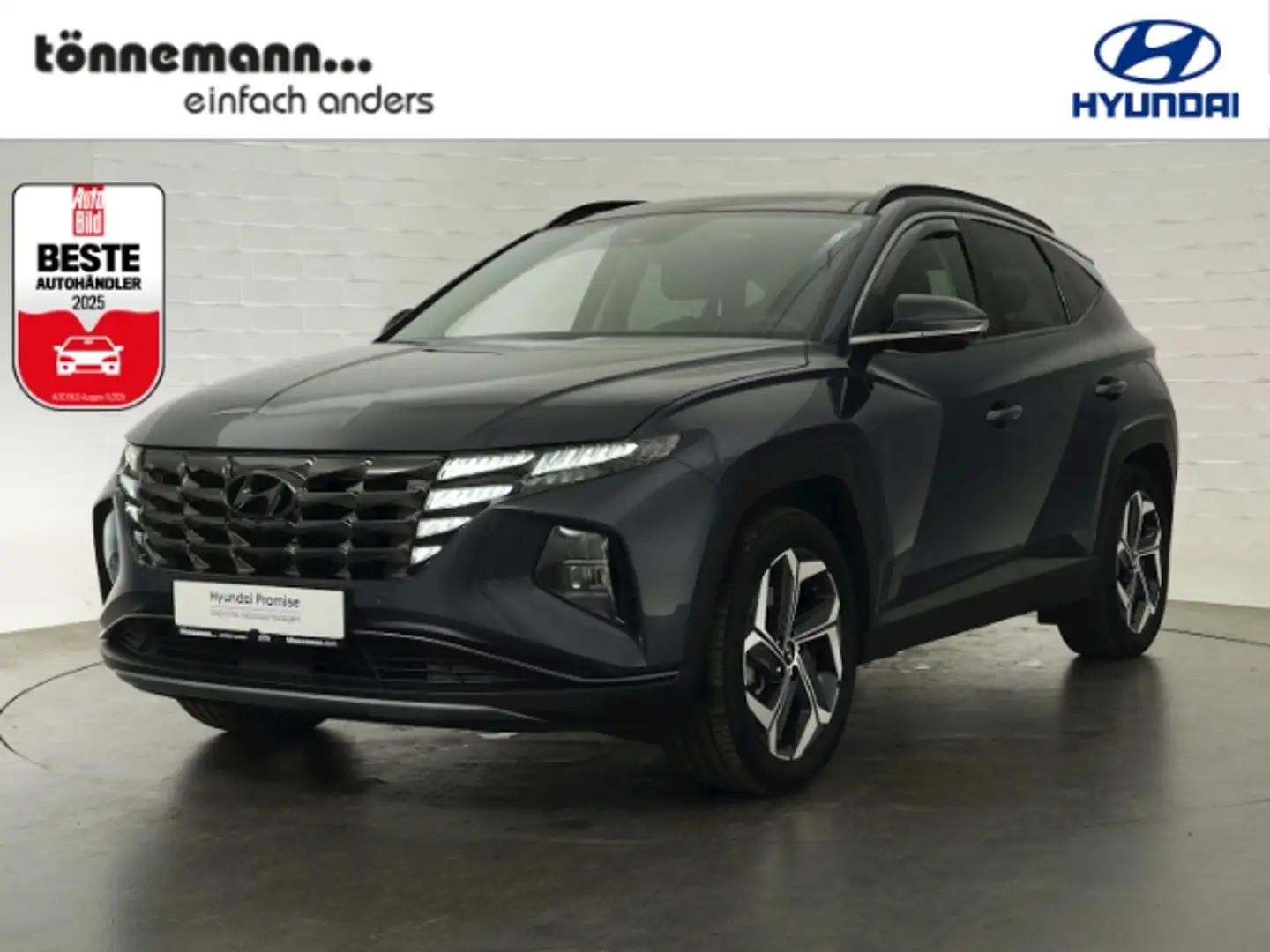 Hyundai TUCSON PHEV PRIME 4WD AT+AHK+NAVI+RÜCKFAHRKAMERA+PANORAMA Gris - 1