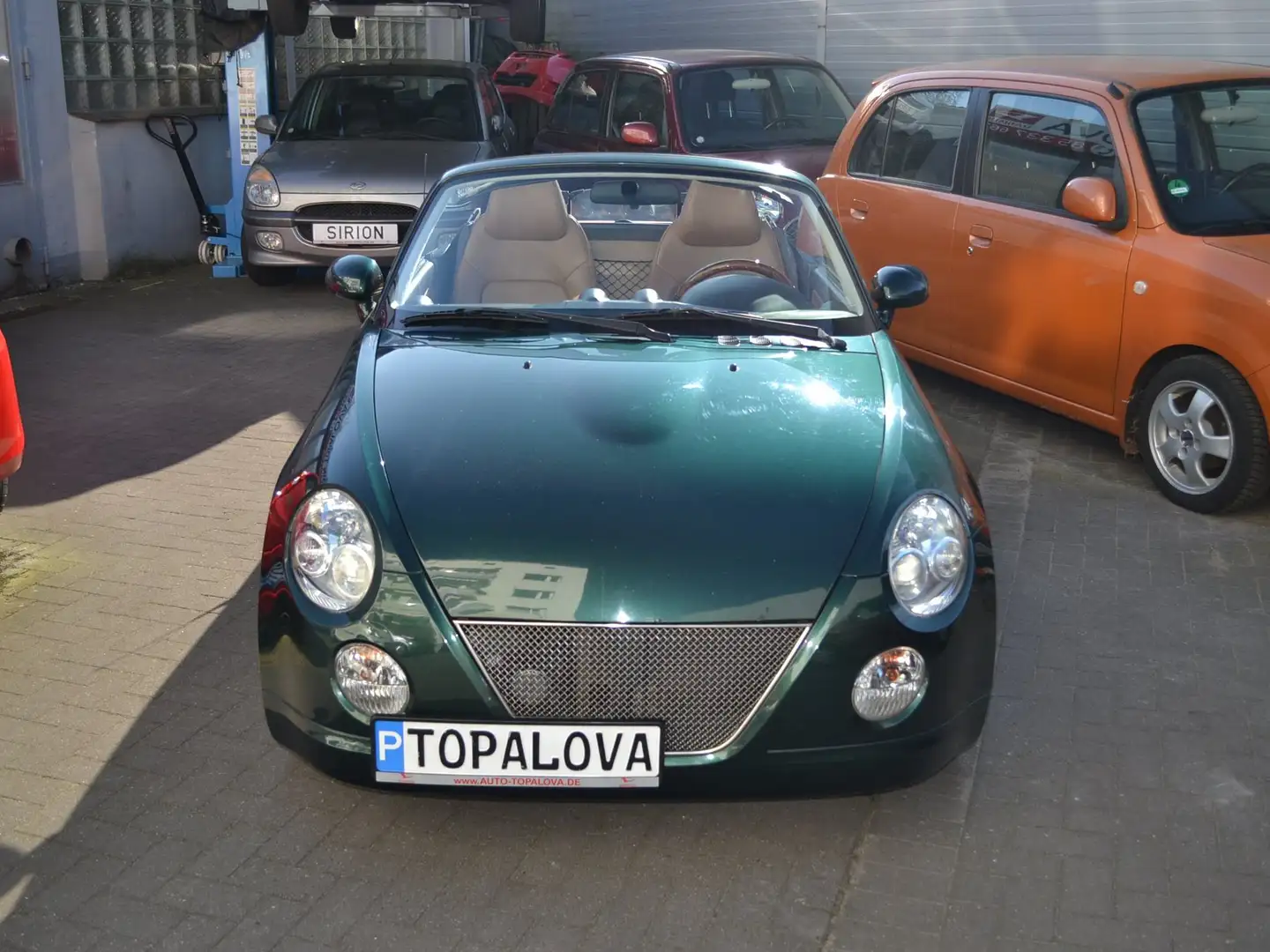 Daihatsu Copen Classic Leder Brown Holzlenkrad Sitzheizung Alu16" Verde - 1