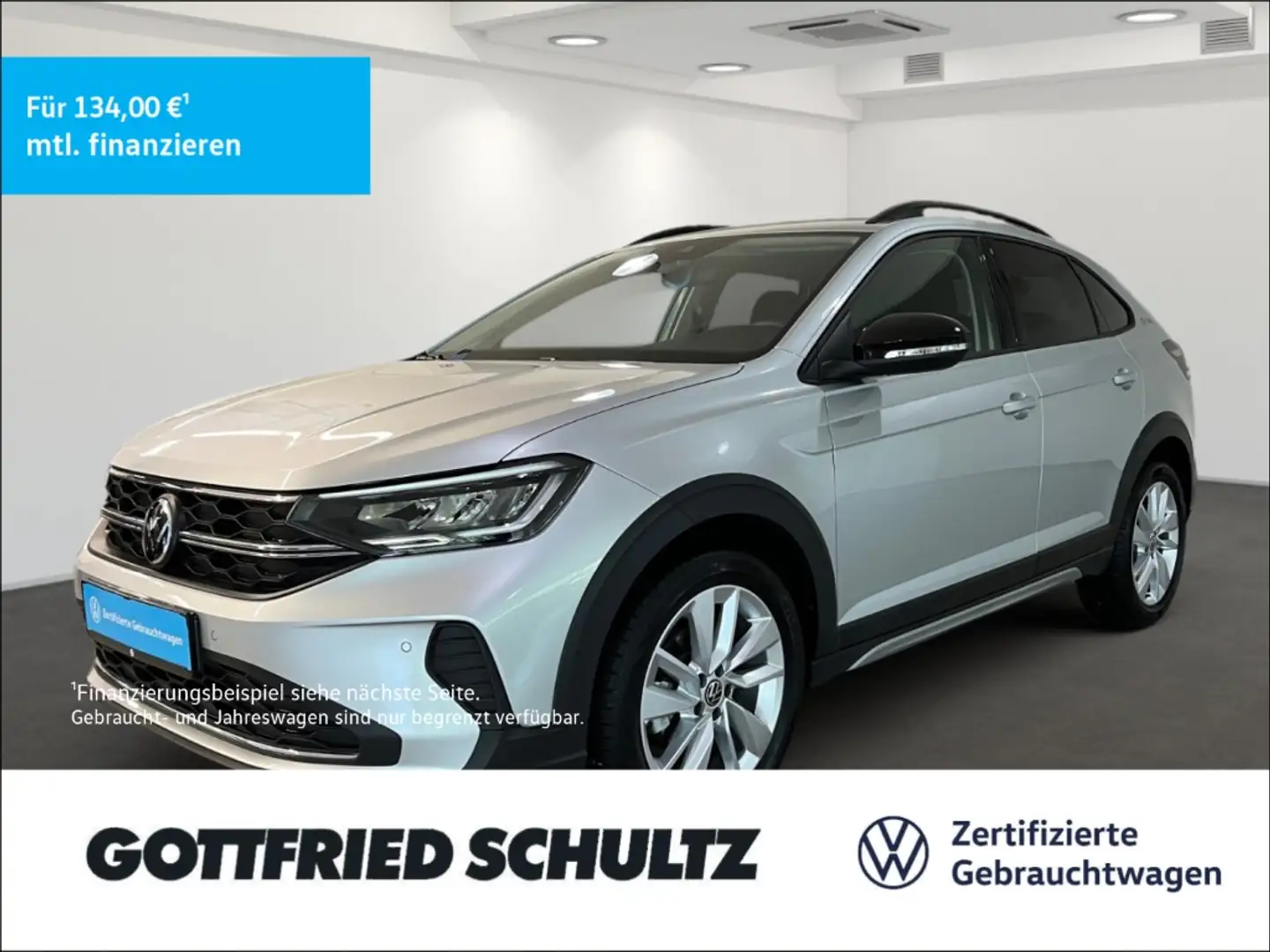 Volkswagen Taigo TSI 1.0 Goal ACC Sitzheizung Leichtmetallräder Zilver - 1