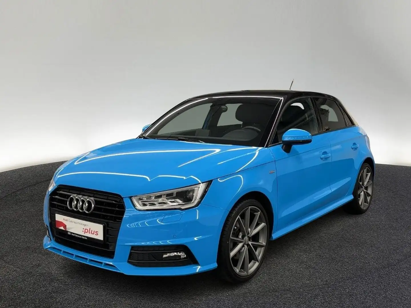 Audi A1 Sport 1.4 TFSI S tr. NAVI XENON PDC Blauw - 2