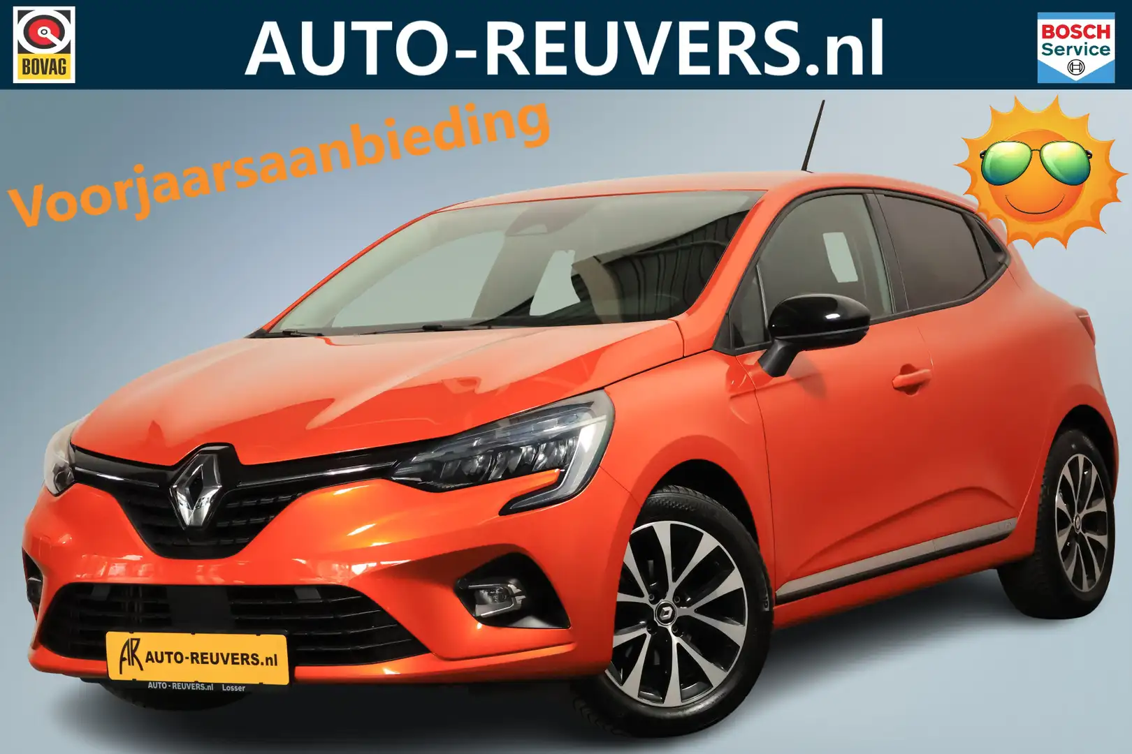 Renault Clio 1.0 TCe Intens / LED / Cruisecontrol / Airco Orange - 1