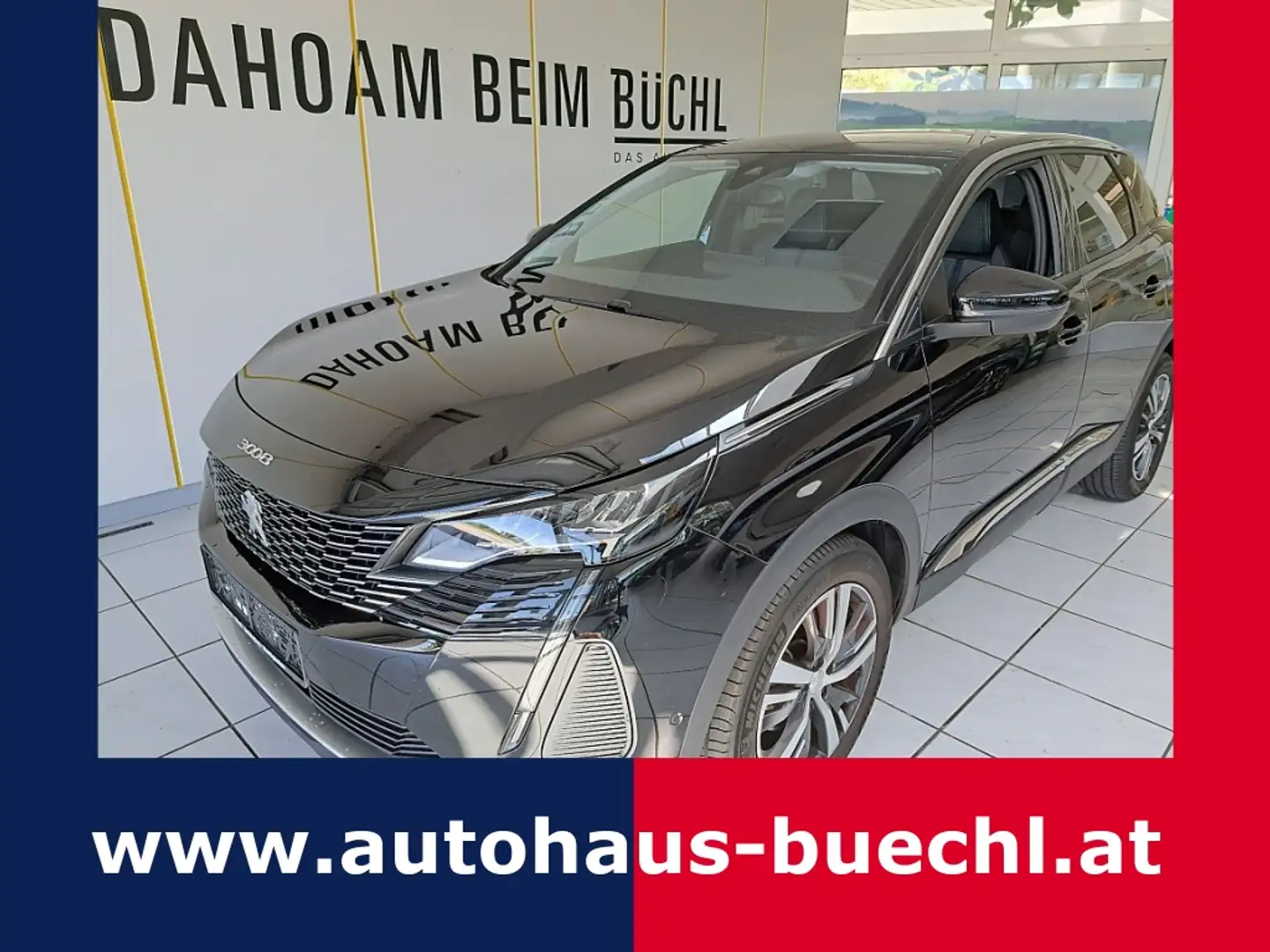 Peugeot 3008 PureTech 130 6-Gang-Manuell Allure Pack Schwarz - 1