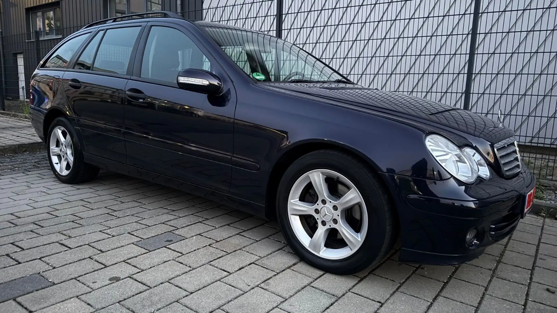 Mercedes-Benz C 180 KOMPRESSOR AUTOMATIK TÜV,KLIMA,WENIG-KM Bleu - 2