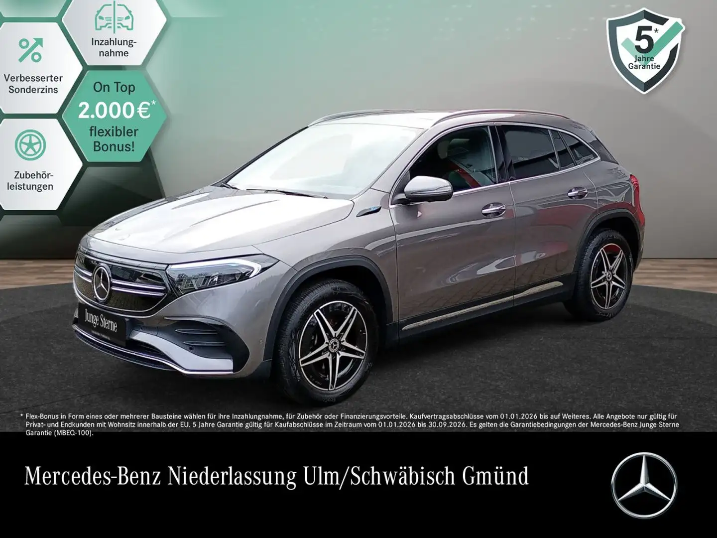Mercedes-Benz EQA 250 AMG+PLUS-PAKET+AHK+PANO+360+MEMORY+HUD Grau - 1