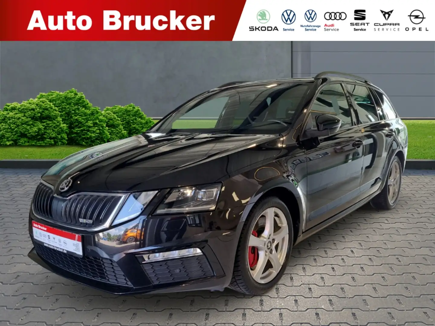 Skoda Octavia Combi RS 2.0 TSI+Alufelgen+Navi+Klimaautomatik+LED Schwarz - 1