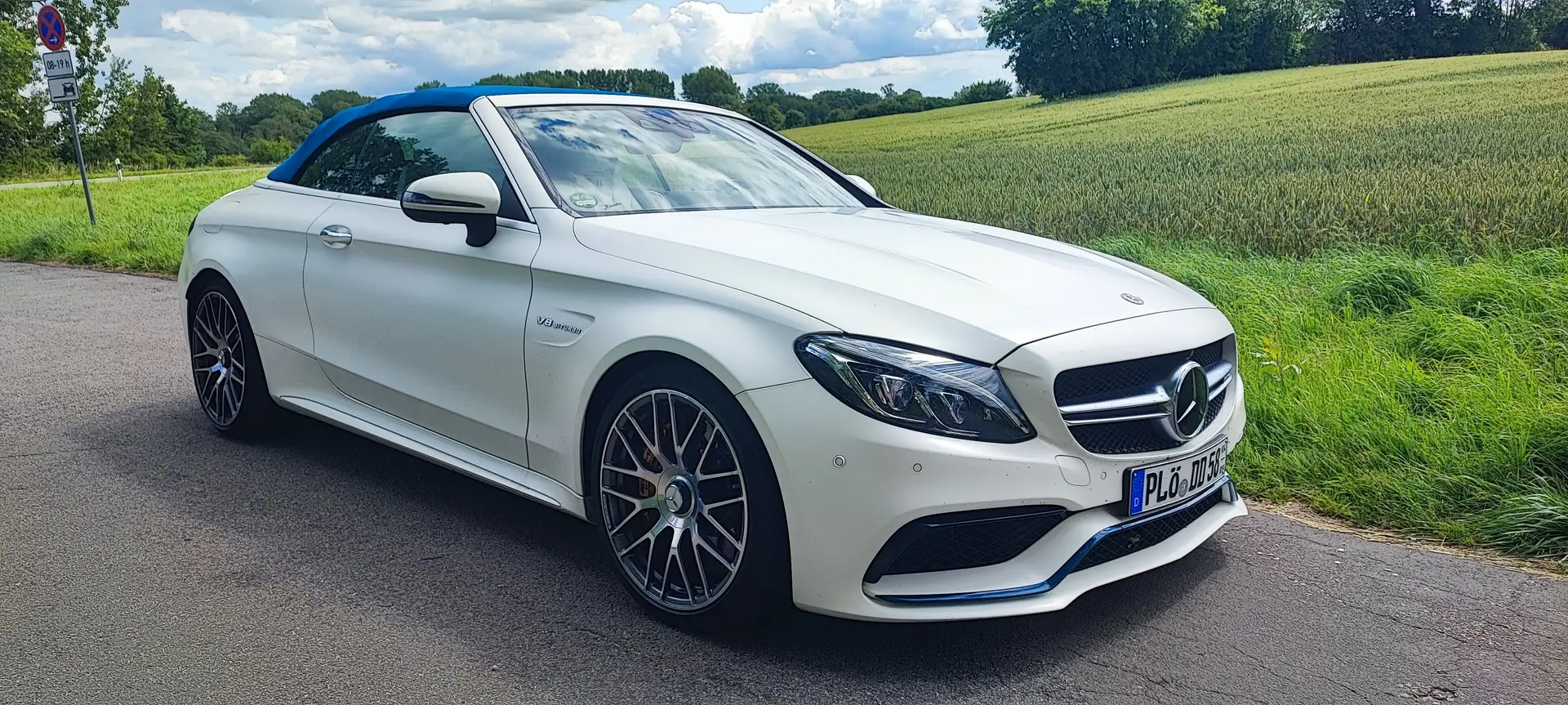 Mercedes-Benz C 63 AMG AMG C 63S Sondermodell 1von20 Deutschen Ocean Blue Weiß - 2