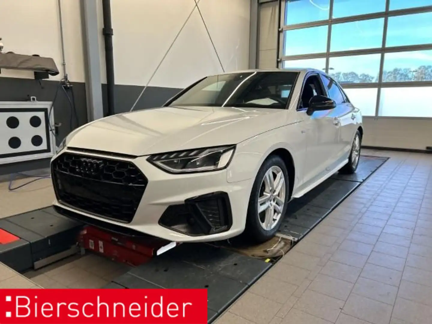 Audi A4 Lim 40 TFSI S tronic S line AHK PANO LEDER 19 Weiß - 2