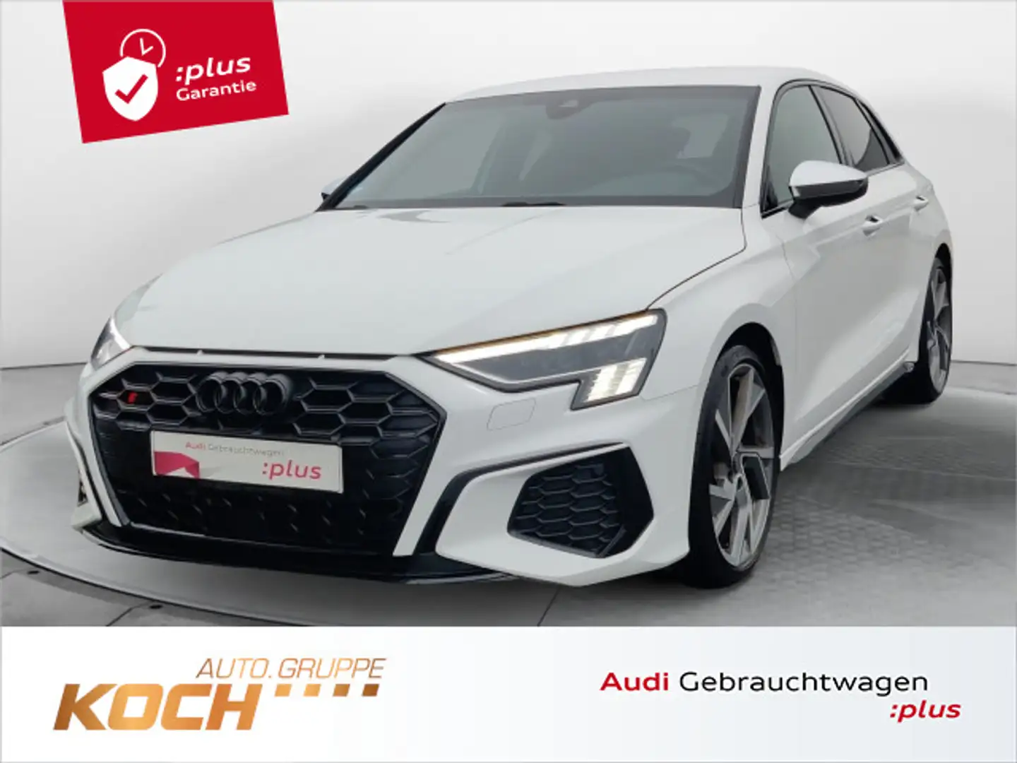Audi S3 2.0 TFSI q. S-Tronic, Matrix, B&O, Weiß - 1