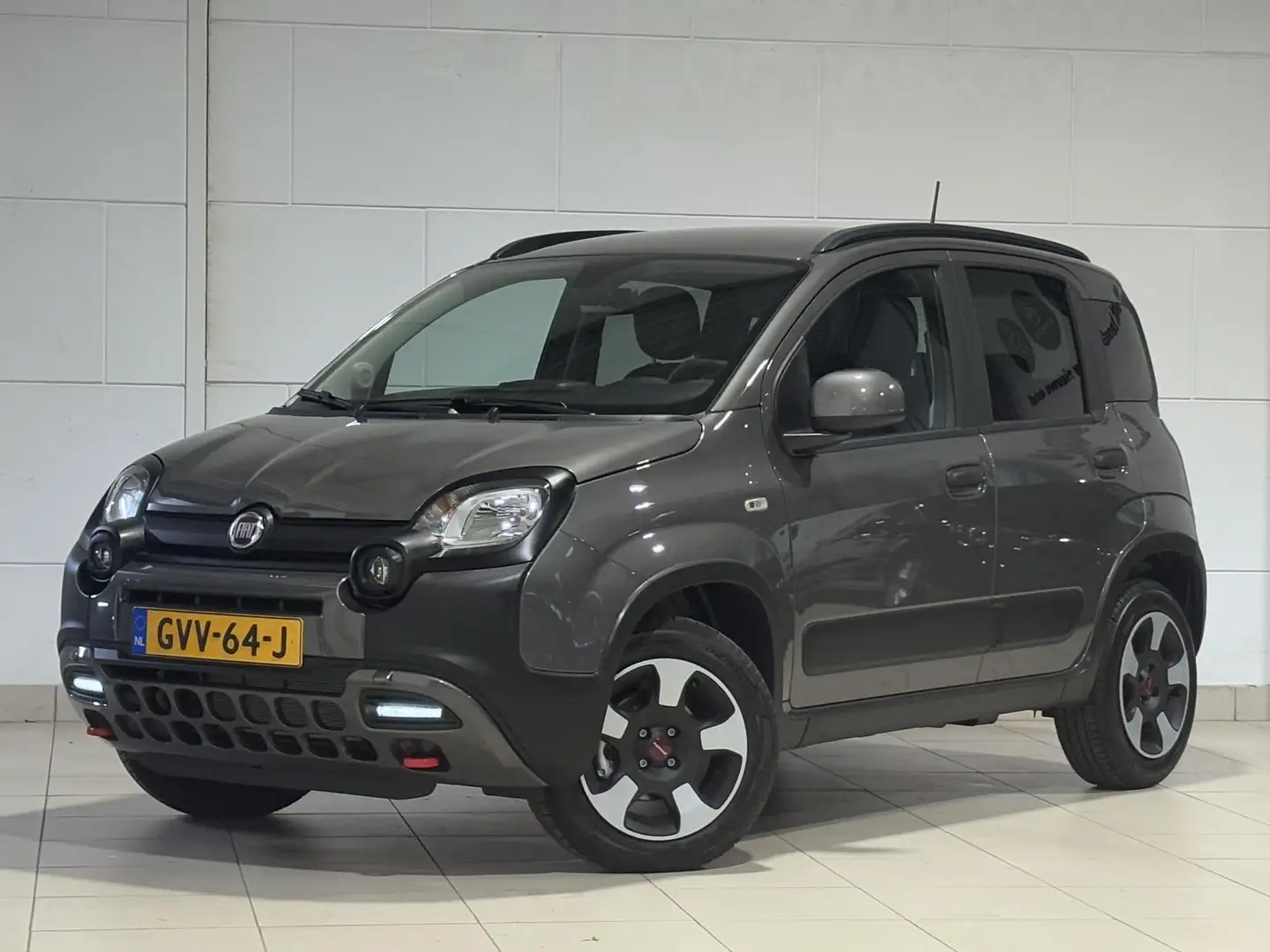 Fiat Panda Cross 1.0 70pk Hybrid H6 | CLIMA | HOGE INSTAP! | Grijs - 2