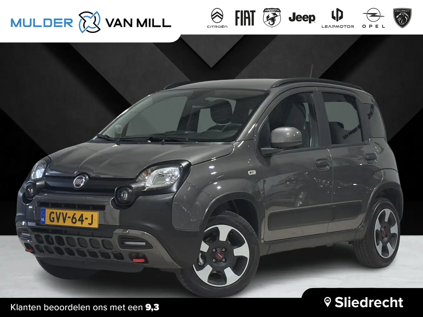 Fiat Panda Cross 1.0 70pk Hybrid H6 | CLIMA | HOGE INSTAP! | Grijs - 1