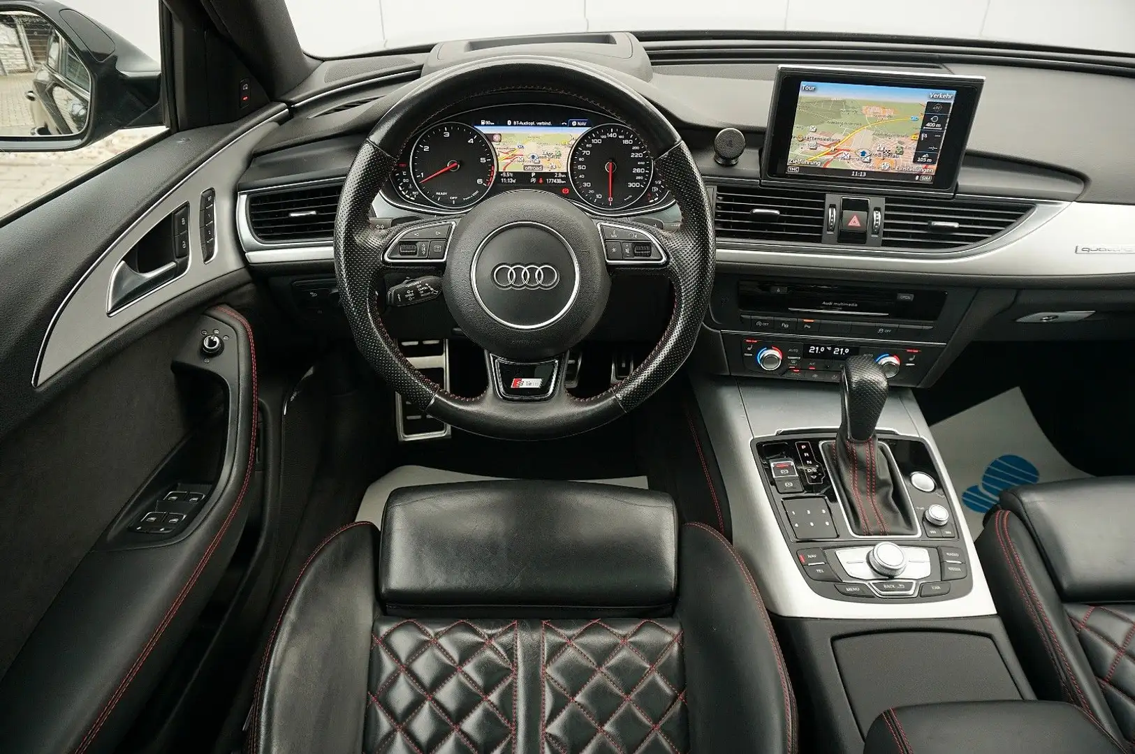 Audi A6 3.0 TDI comp. *UNFALLFREI *ERSTLACK *S-SITZE Schwarz - 2