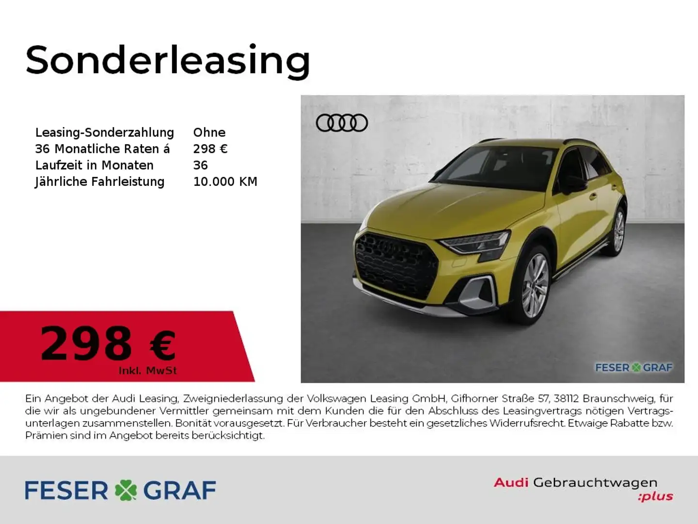 Audi A3 allstreet 35 TFSI Matrix/S-Sitze/Navi/R-Kamera/ACC Giallo - 1