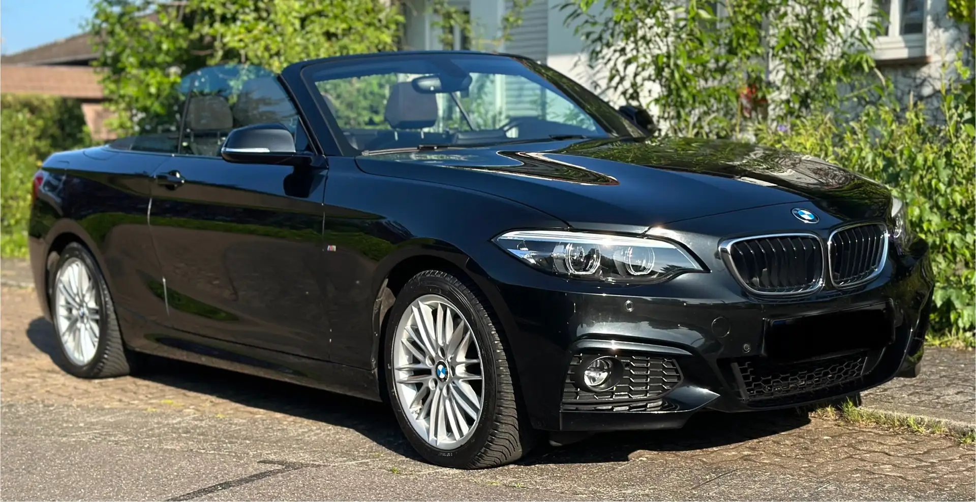 BMW 220 220i Cabrio Aut. M Sport Negro - 1