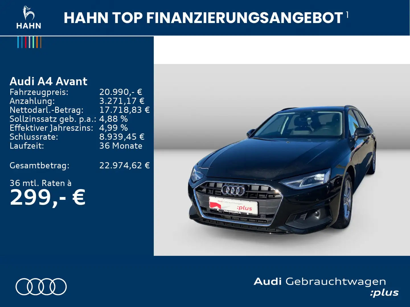 Audi A4 35TDI S-tronic ACC LED Navi Sitzh Schwarz - 2