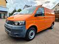 Volkswagen T5 Transporter Kasten 2.0 +AHK+LEDER+93.330KM+ Orange - thumbnail 1