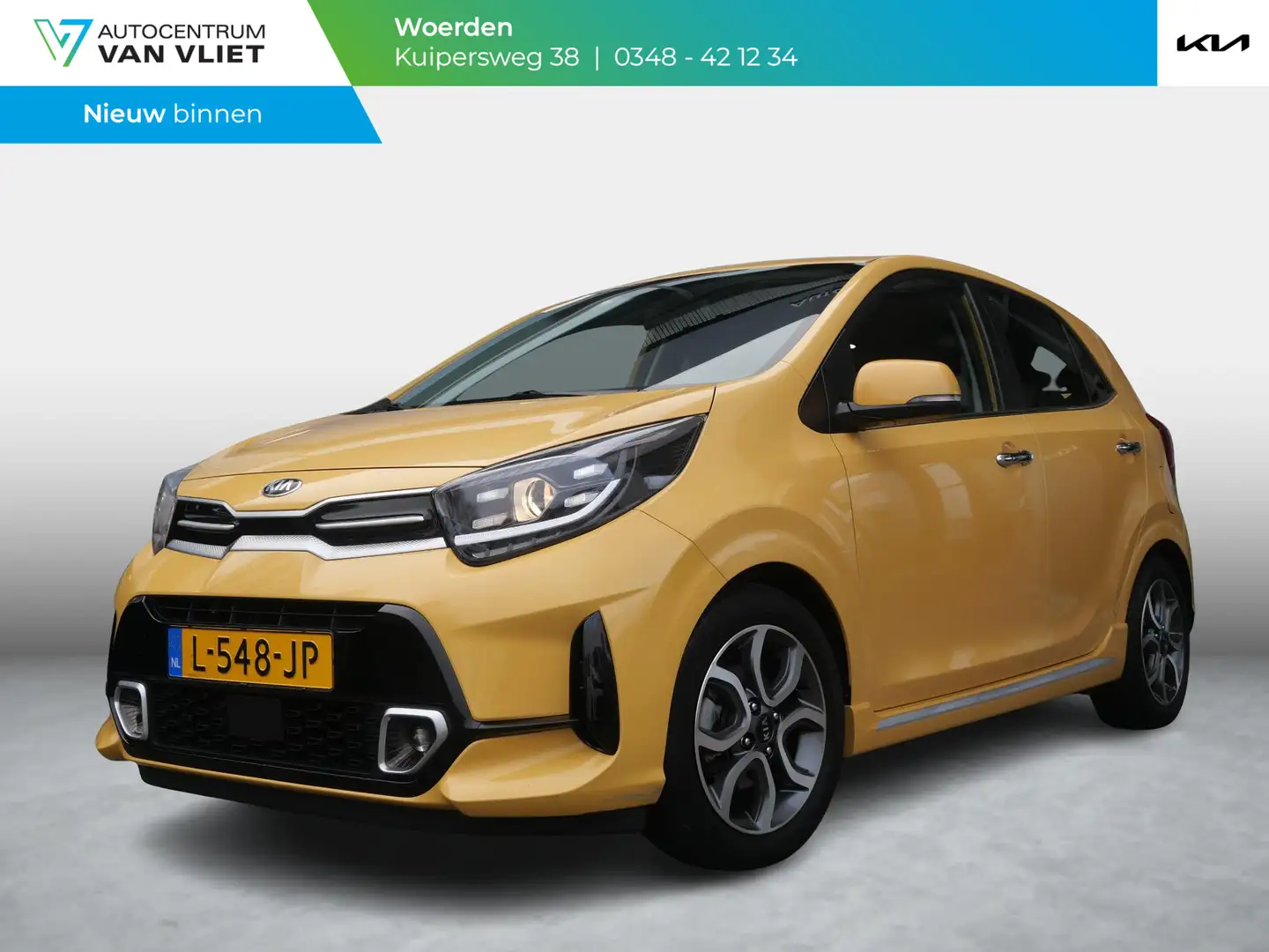 Kia Picanto 1.0 DPi GT-Line | Navi | Carplay | Clima | 15" LM Jaune - 1