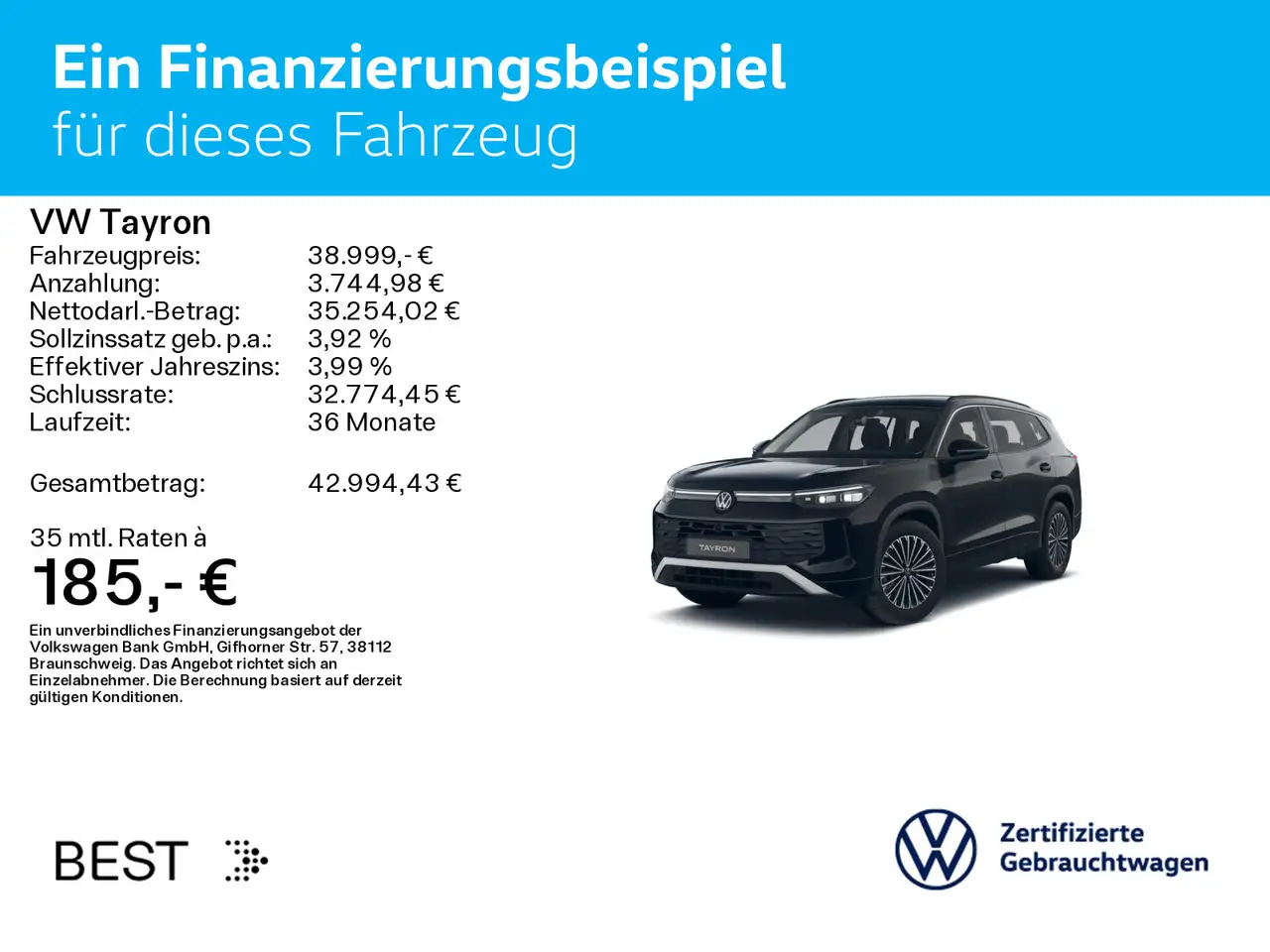 Volkswagen Tayron 2.0 TDI 4M DSG LIFE*7-SITZER*IQ.LIGHT*AHK 2