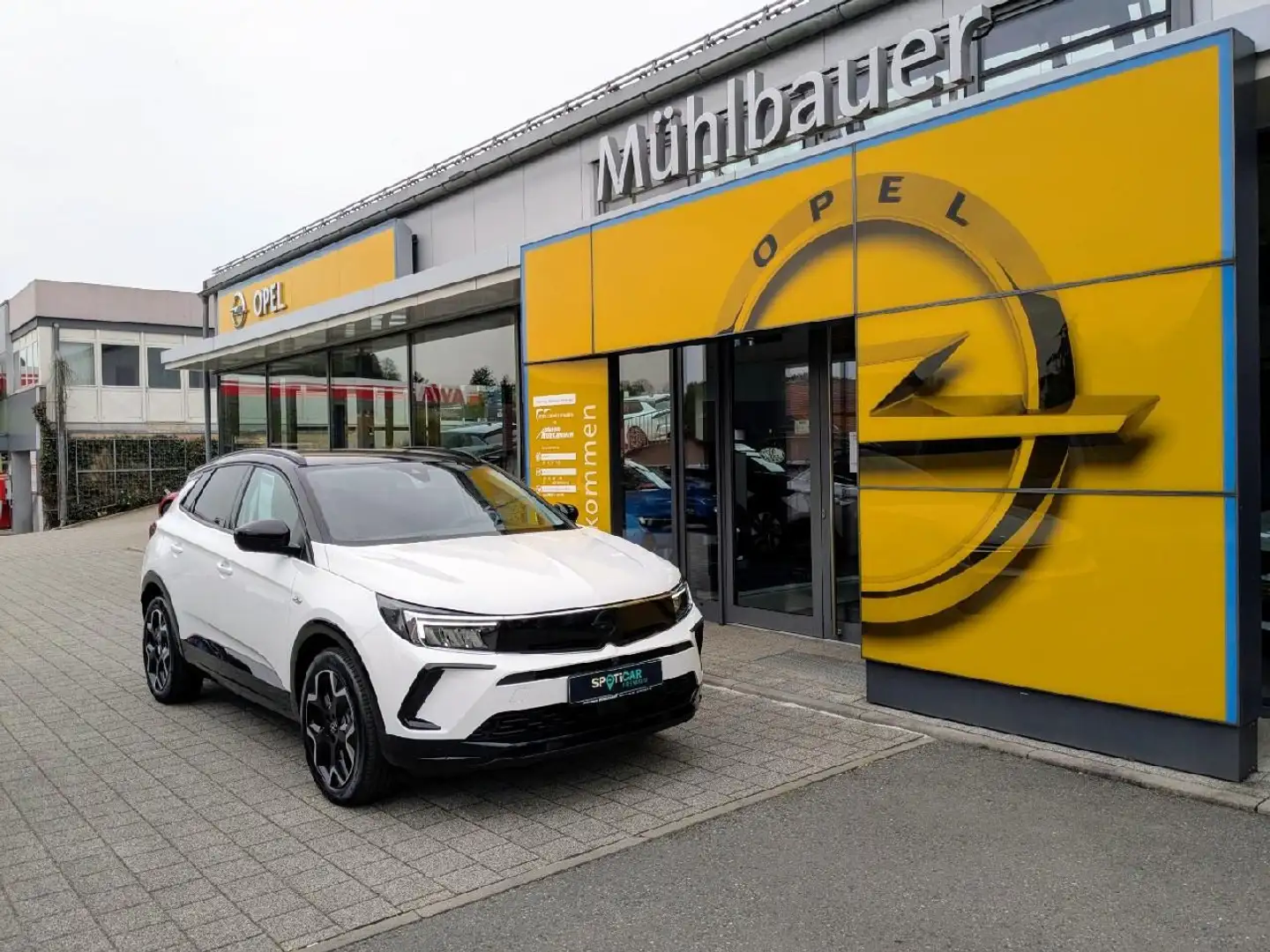 Opel Grandland X Grandland 1.2 GS Line **IntelliLux*Winterpaket** Blanc - 2
