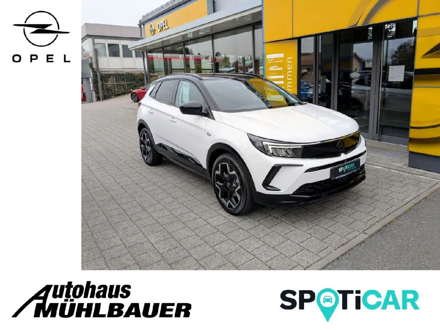 Opel Grandland X Grandland 1.2 GS Line **IntelliLux*Winterpaket** Blanc - 1