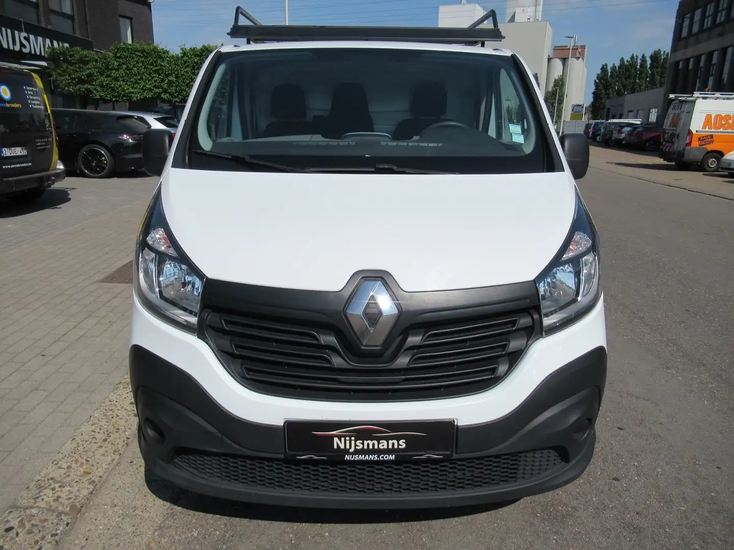 Renault Trafic III 1.6 DCi Lichte vracht 3 Plaatsen-Airco Weiß - 2