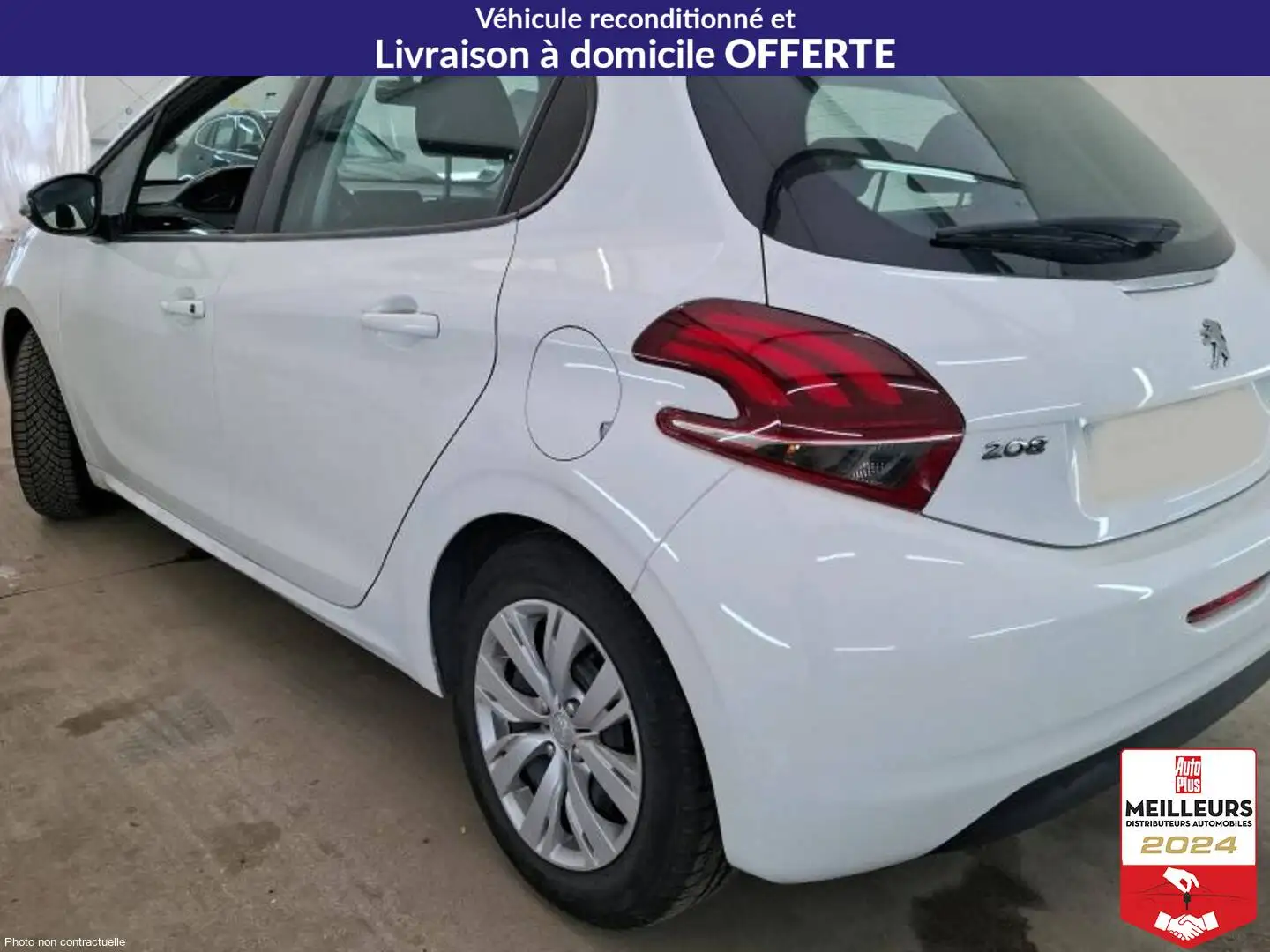 Peugeot 208 PureTech 82 BVM5 Active Blanc - 2