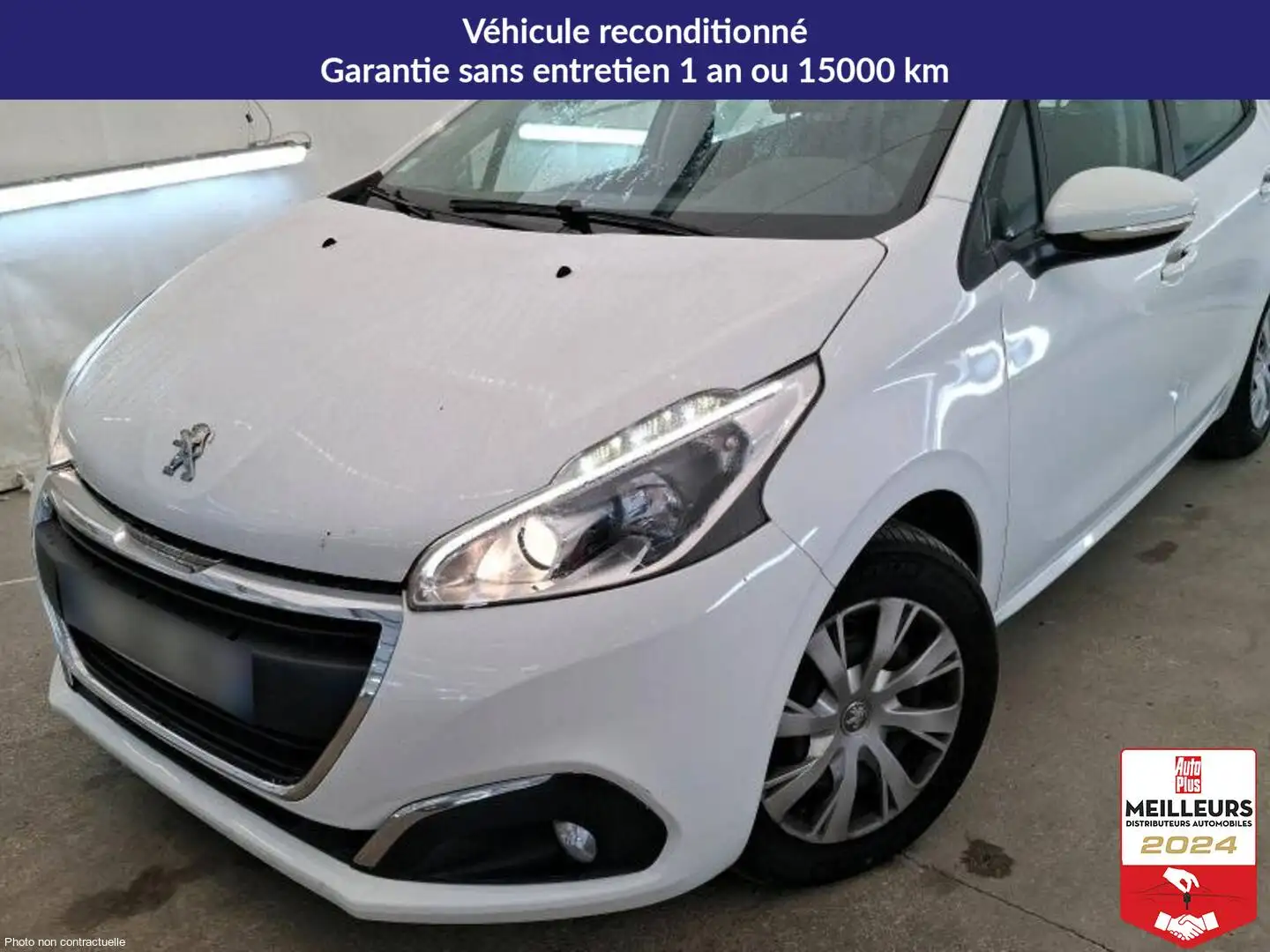 Peugeot 208 PureTech 82 BVM5 Active Blanc - 1