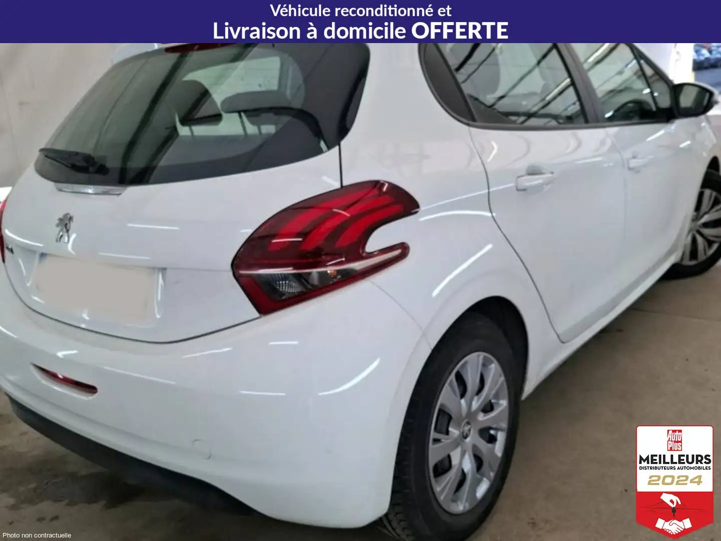 Peugeot 208 PureTech 82 BVM5 Active Blanc - 1