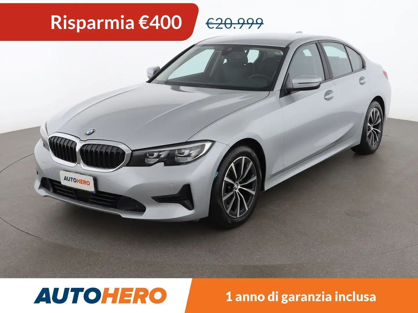 BMW 320 320d Advantage aut. Grigio - 1