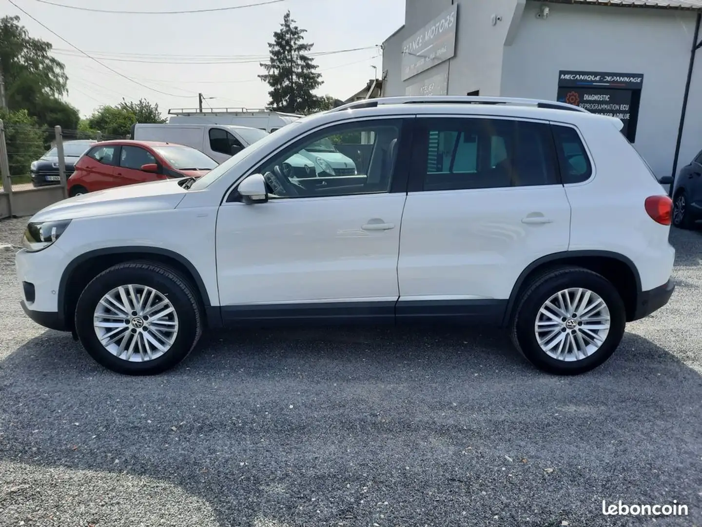 Volkswagen Tiguan CUP BVA 4Motion DSG 103500KMS 1ER MAIN 4X4 ETAT IR Blanc - 2