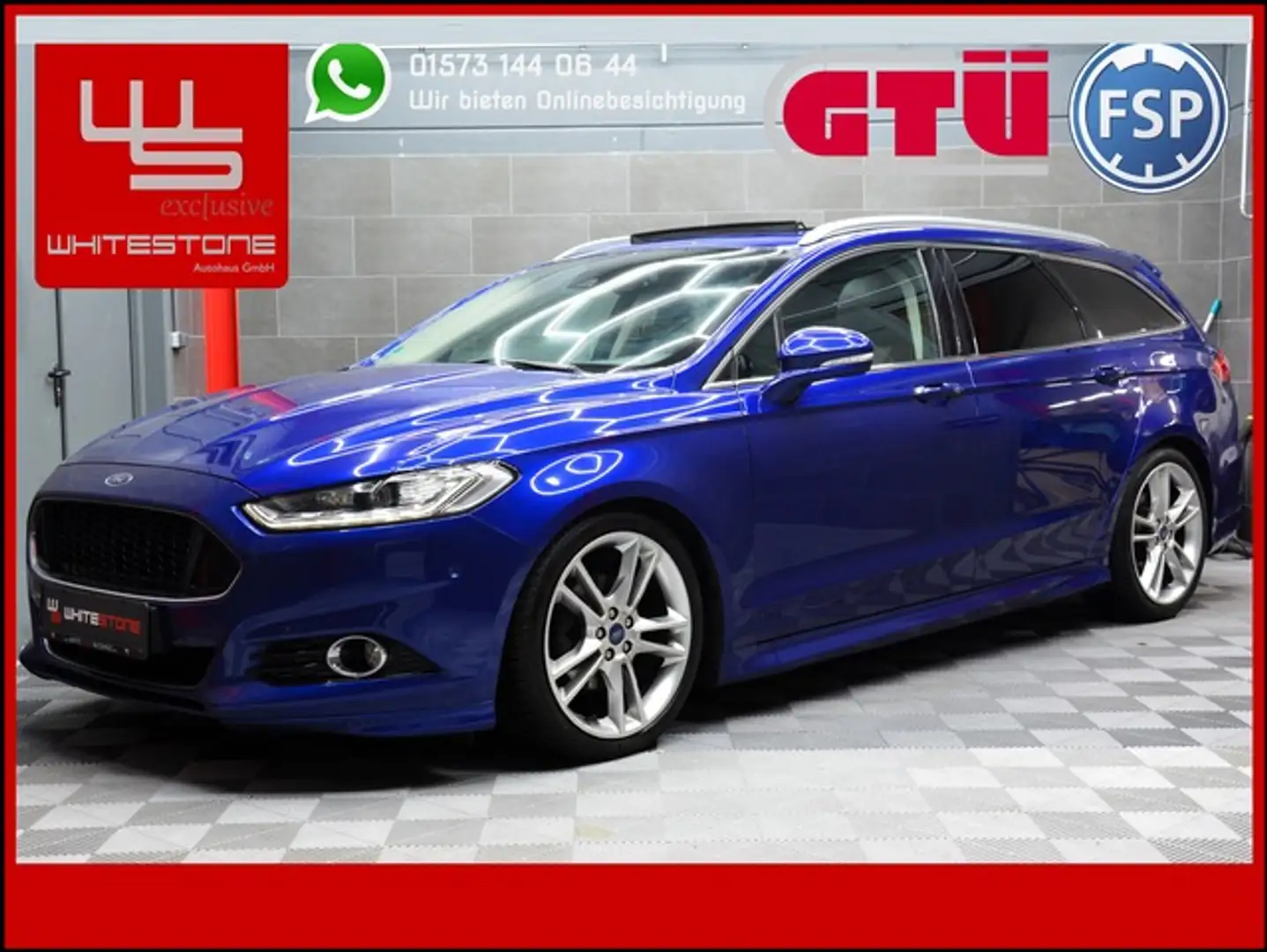 Ford Mondeo Turnier 2.0 SCTI Titanium Sportpaket Aut Blau - 1