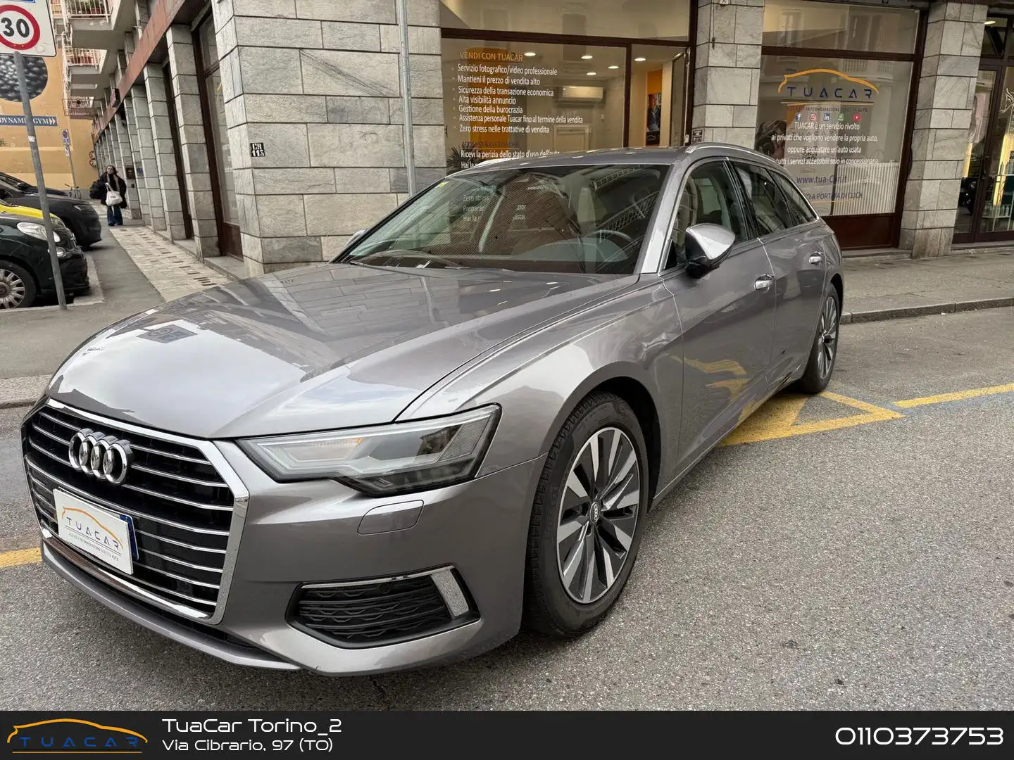 Audi A6 Business 2.0 45 TFSI MHEV Gris - 1