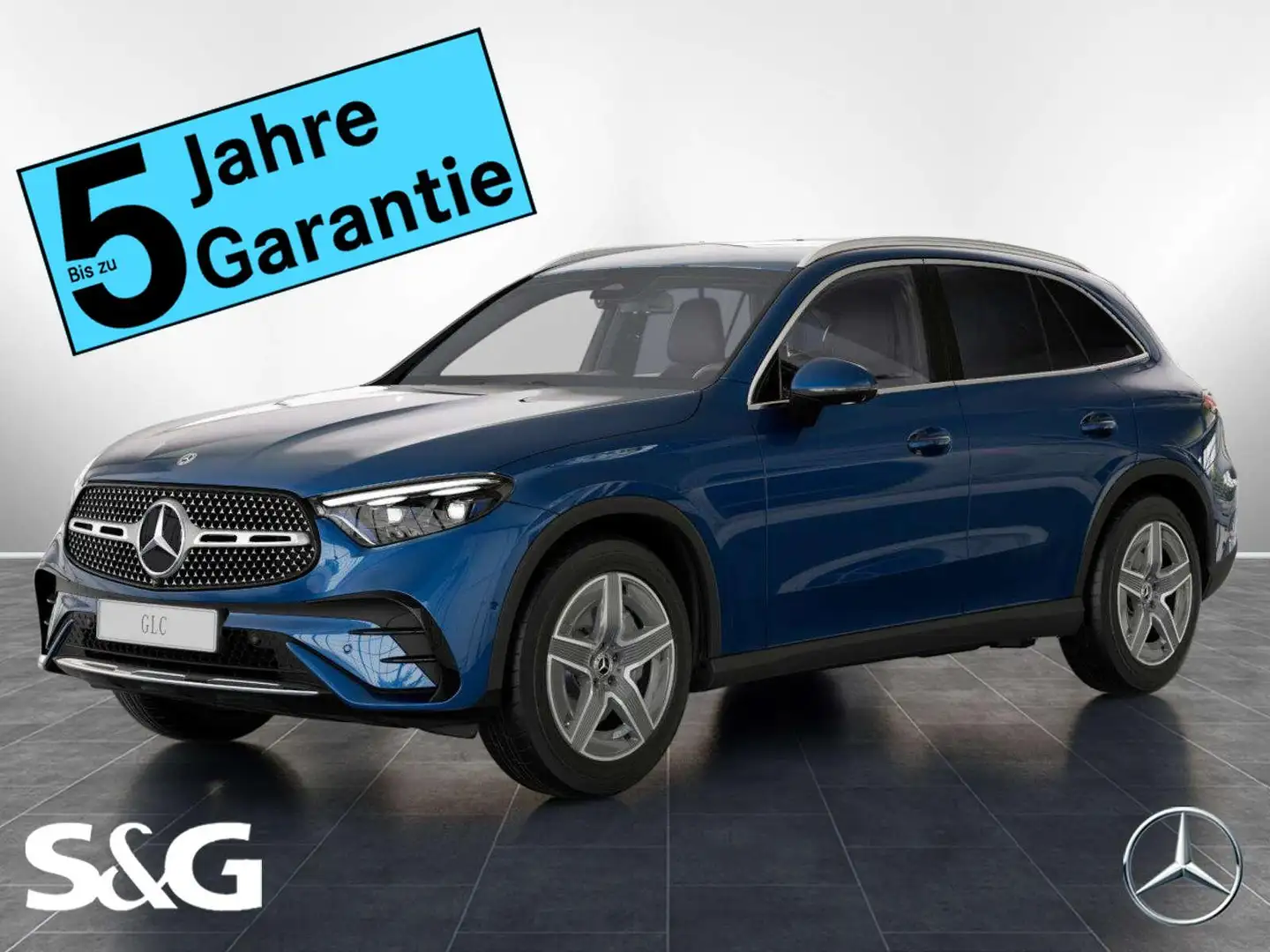 Mercedes-Benz GLC 200 4M AMG MBUX+DIG-LED+AHK+360°+Distronic Blau - 1