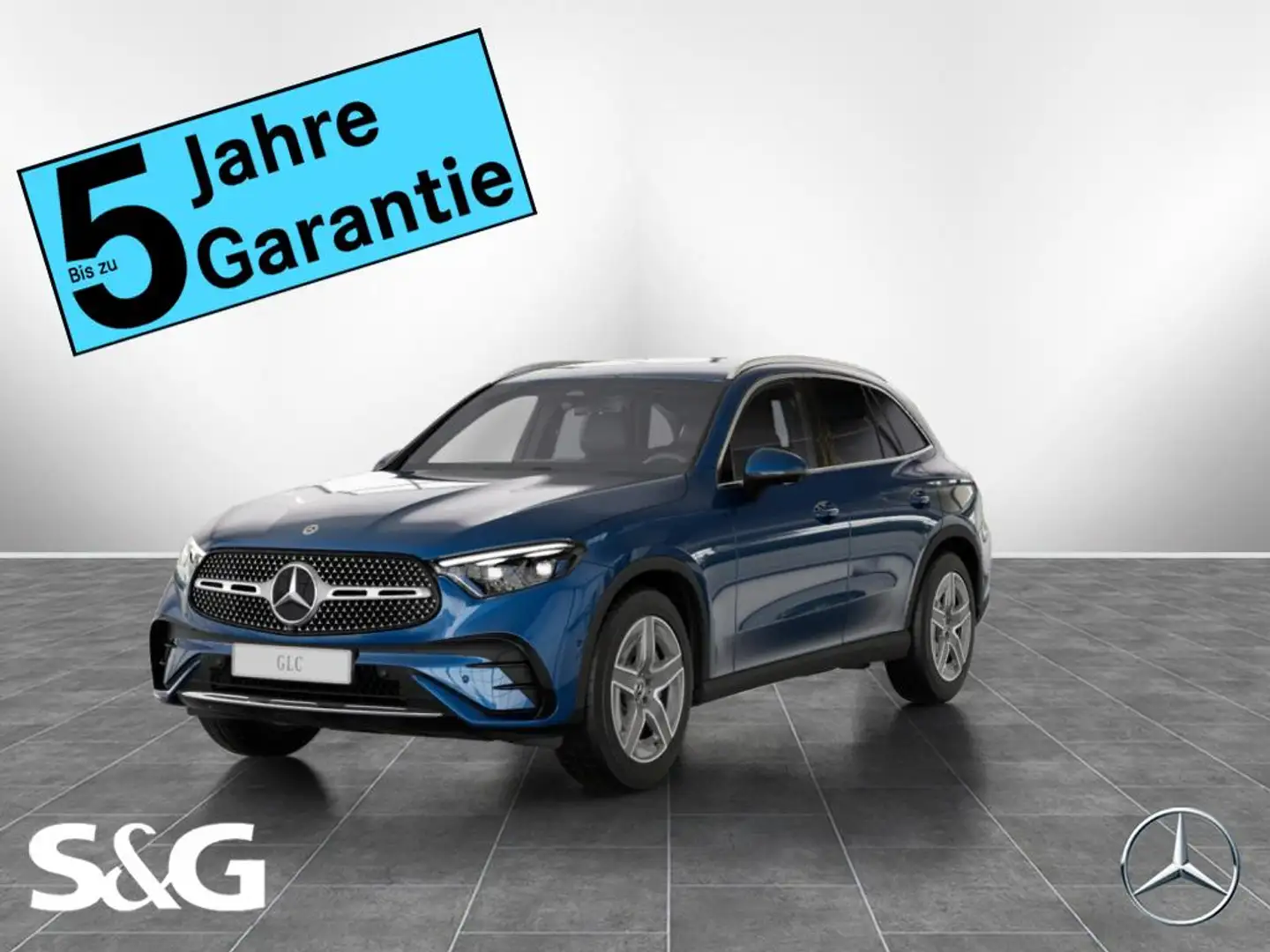 Mercedes-Benz GLC 200 4M AMG MBUX+DIG-LED+AHK+360°+Distronic Blauw - 1