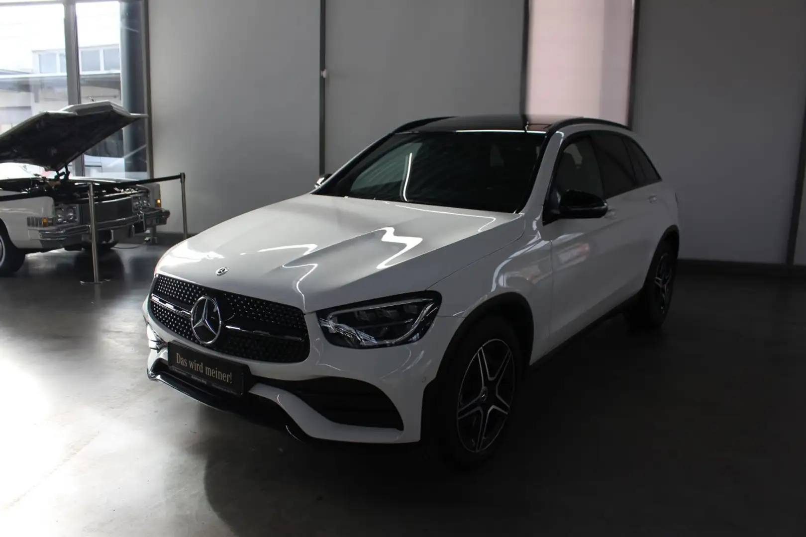 Mercedes-Benz GLC 200 4M AMG Standheizung Panorama AHK SHZ PTS Blanc - 1