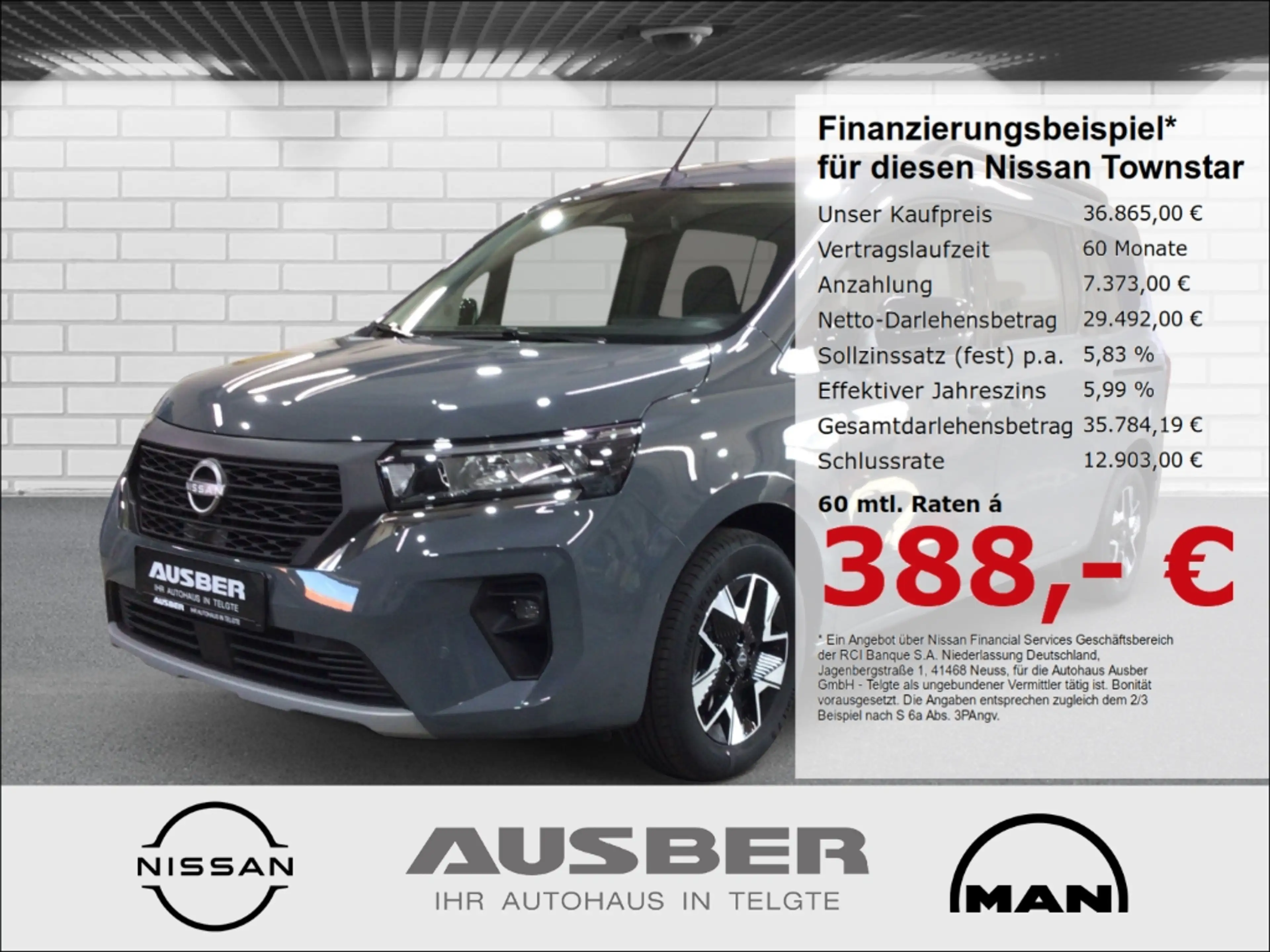 Nissan Townstar Kombi L2 7Sitzer Tekna Automatik