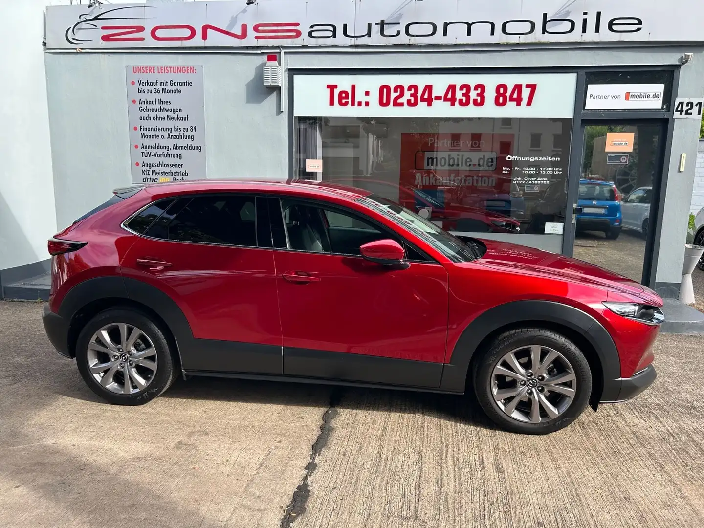 Mazda CX-3 0 2.0+AHK+Navi+Kamera+HeadUp+CarPlay+1.Hand+ Rouge - 1