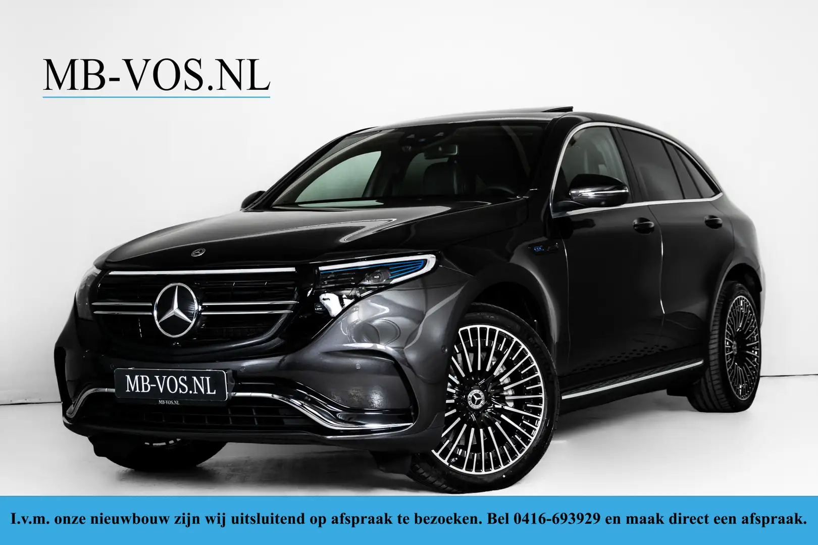 Mercedes-Benz EQC 400 4M AMG Rij-assistentie | Schuifdak | Burmester | 2 Grijs - 1