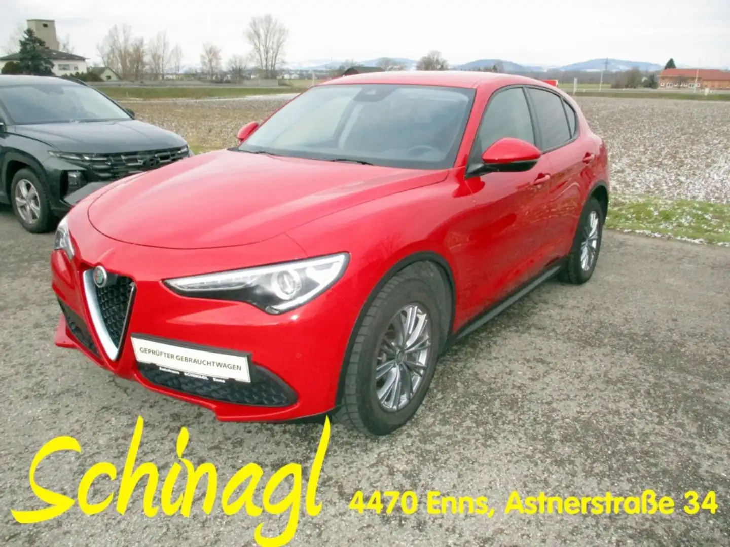 Alfa Romeo Stelvio Magnifica 2,2 ATX AWD Rot - 1