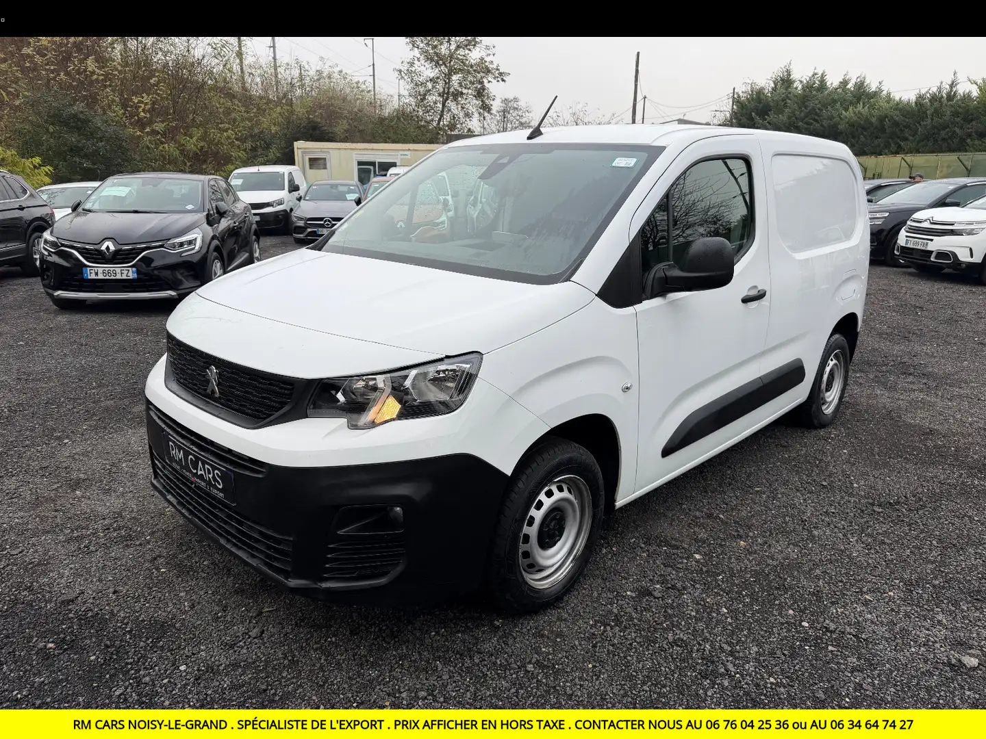 Peugeot Partner PARTNER FOURGON STANDARD 650 KG BLUEHDI 100 S\u0026amp;S BVM5 ASPHALT Weiß - 1