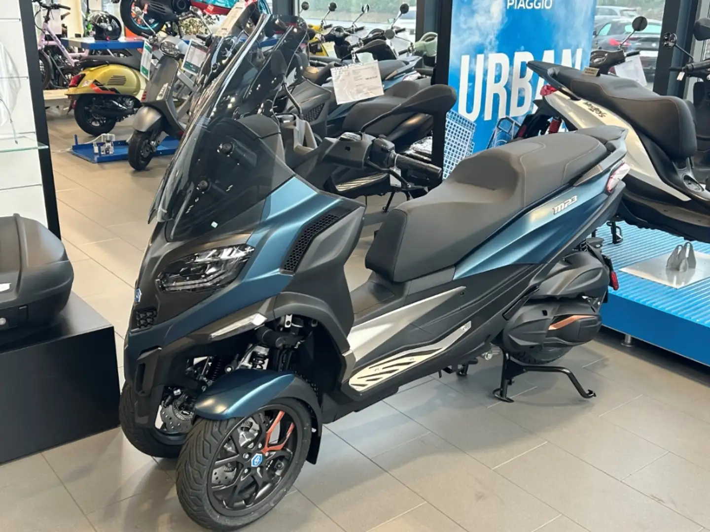 Piaggio MP3 500 Exclusive E5+ Blue Oxygen Bleu - 1
