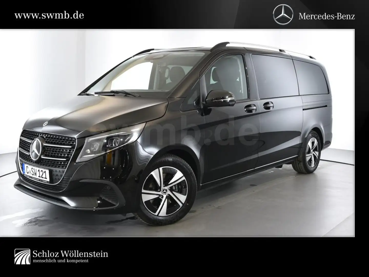 Mercedes-Benz V 300 d lang Style/MULTIBEAM/Sthzg/AHK/DISTRONIC Schwarz - 1