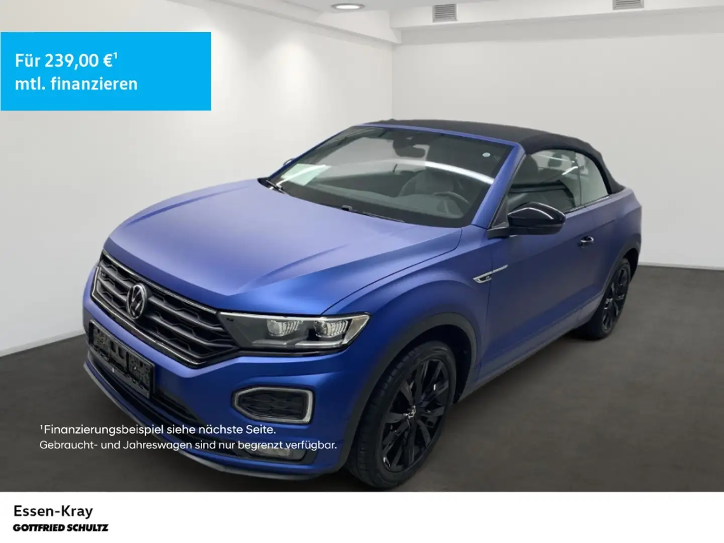 Volkswagen T-Roc Cabriolet Edition Blue R-Line TSI DSG LED Navi Bleu - 1