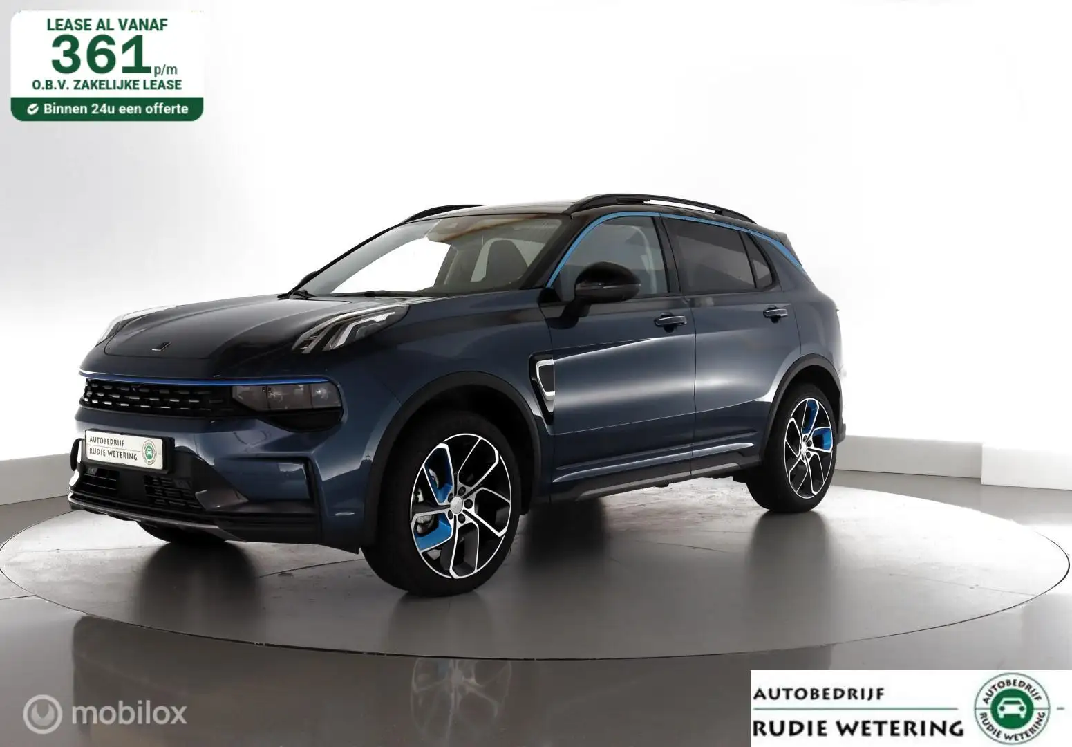 Lynk & Co 01 1.5 PHEV 261PK Automaat pano|led|cam|dab|nav|ecc|l Bleu - 1