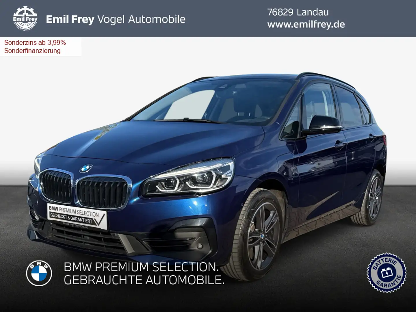 BMW 225 225xe iPerformance Active Tourer Sport Line Blauw - 1