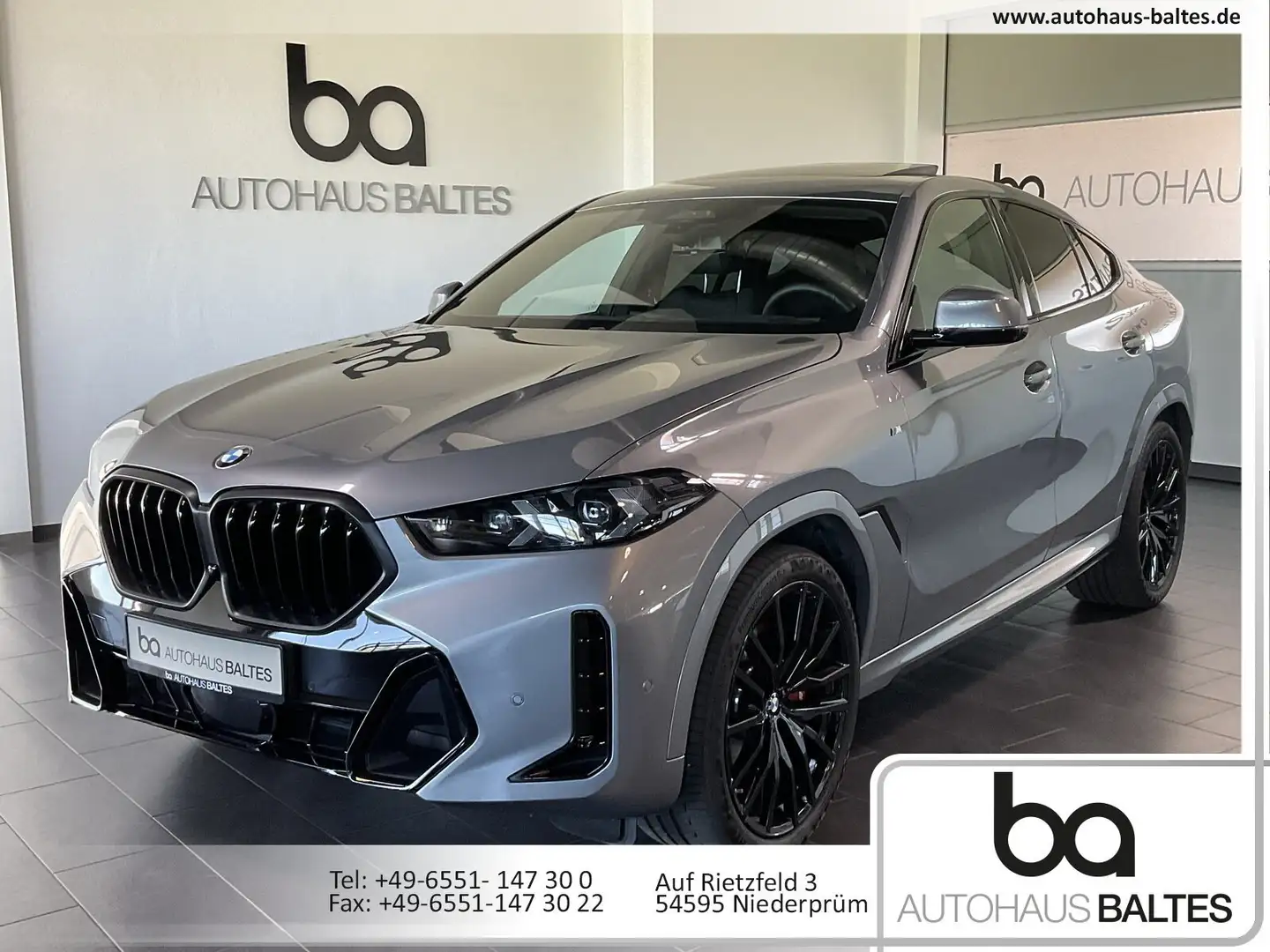 BMW X6 X6 xDrive 30d M Sport 22"/Pano/HK/DrivPro/Luft/AHK Gris - 1