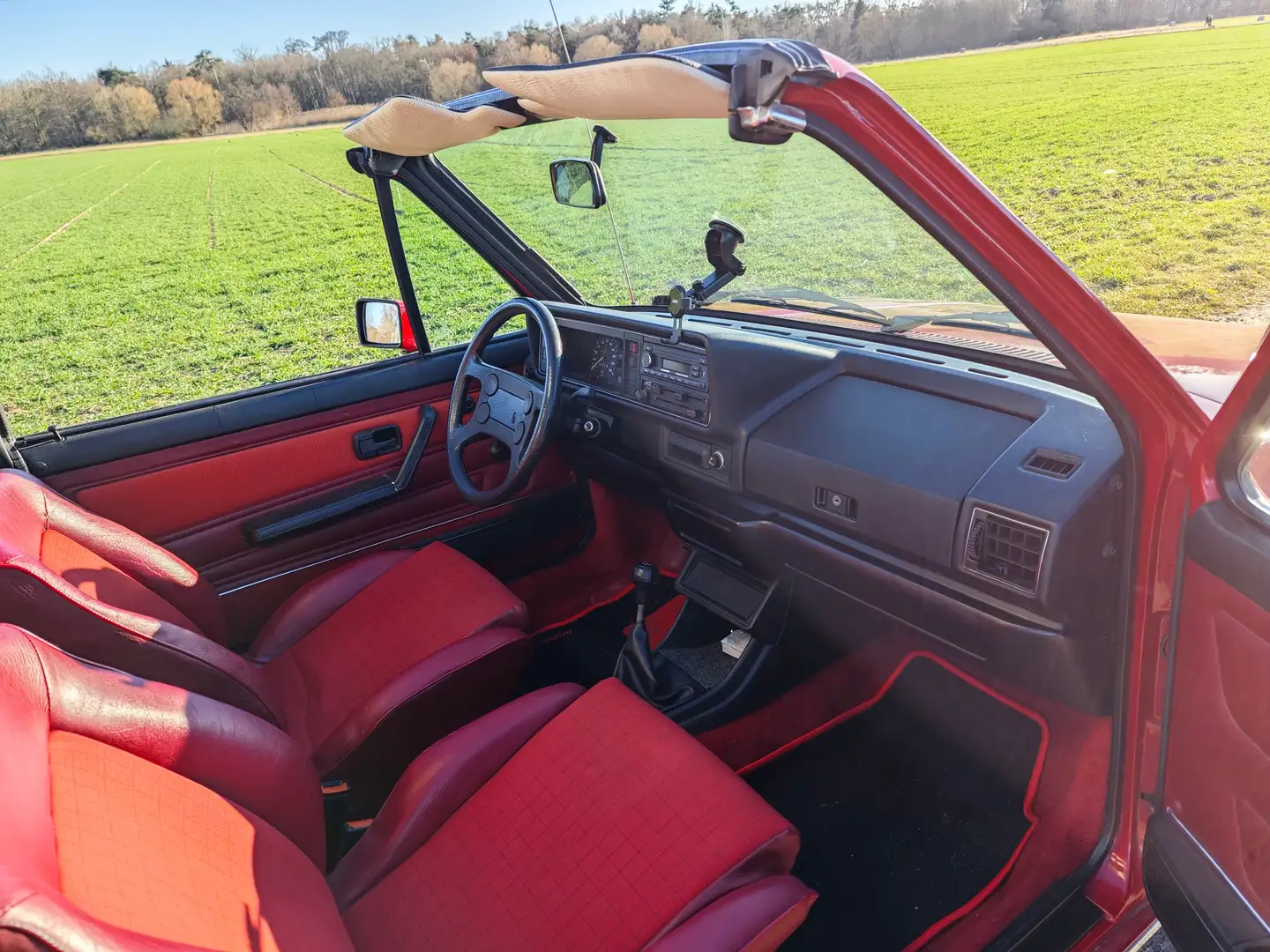 Volkswagen Golf Cabriolet Golf+I+Cabriolet+Cabrio+Quartett Roşu - 2