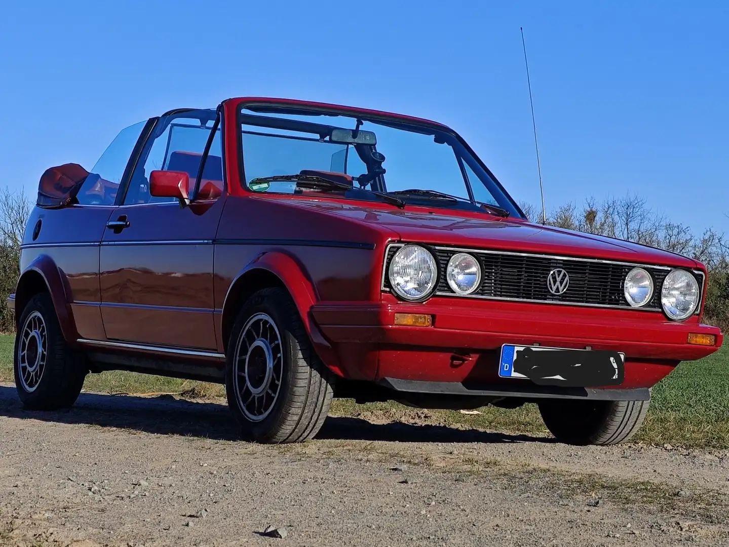 Volkswagen Golf Cabriolet Golf+I+Cabriolet+Cabrio+Quartett Roşu - 1