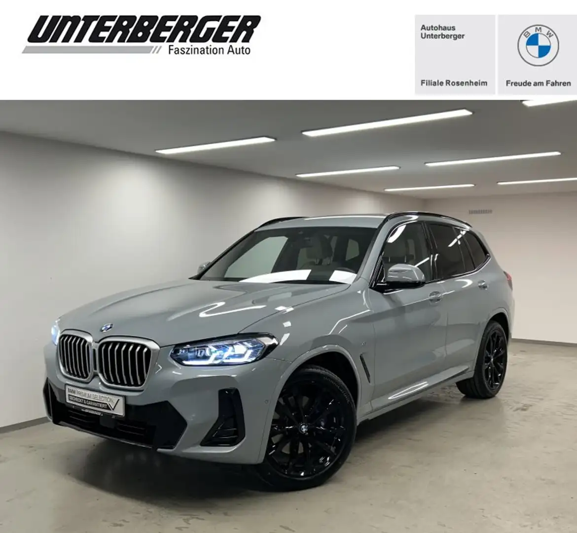 BMW X3 xDrive20d  M Sportpaket Head-Up ACC Laser Innovati Šedá - 1