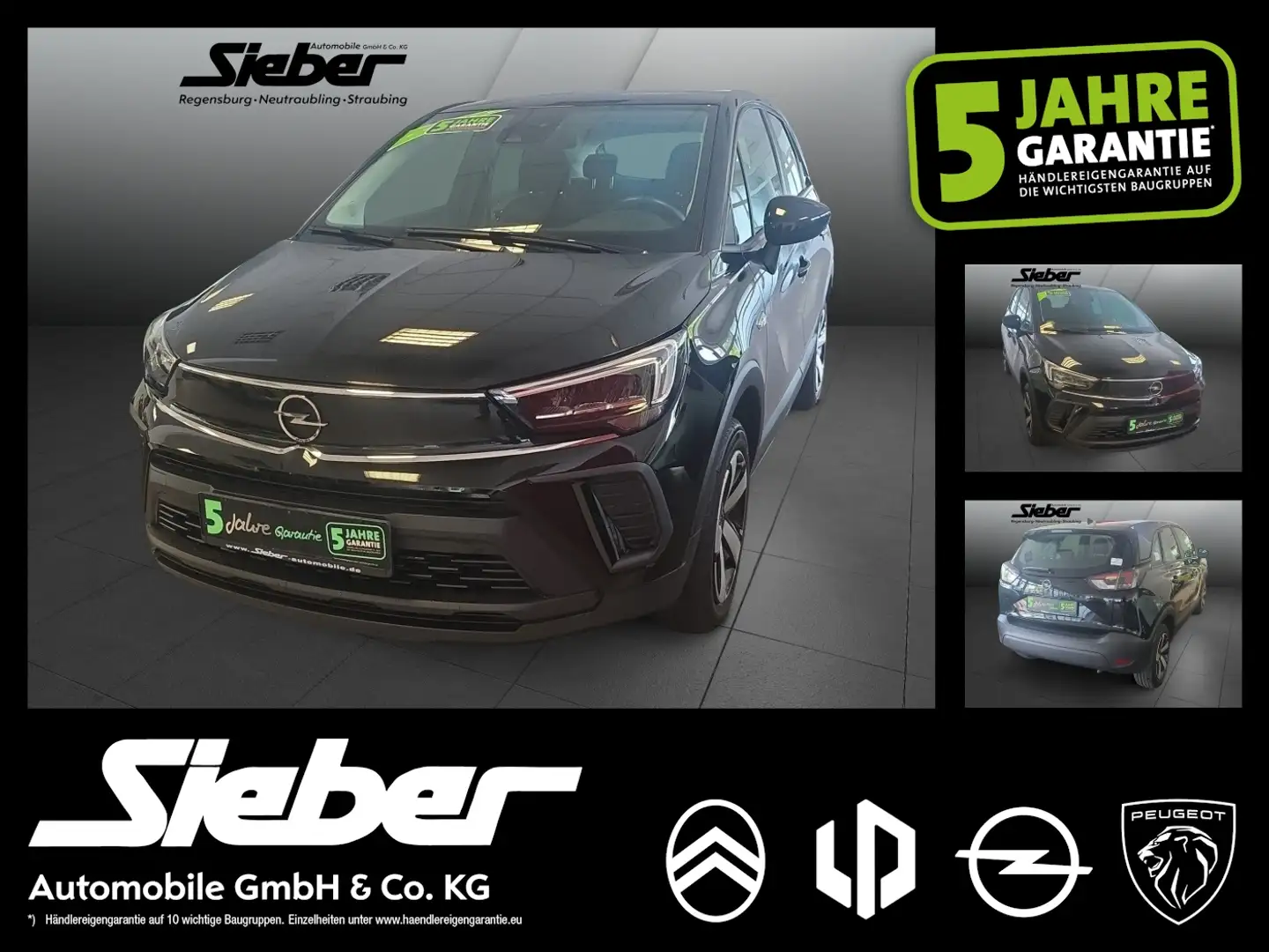 Opel Crossland 1.2 Turbo Edition *Sitzheizung*LED* Schwarz - 1